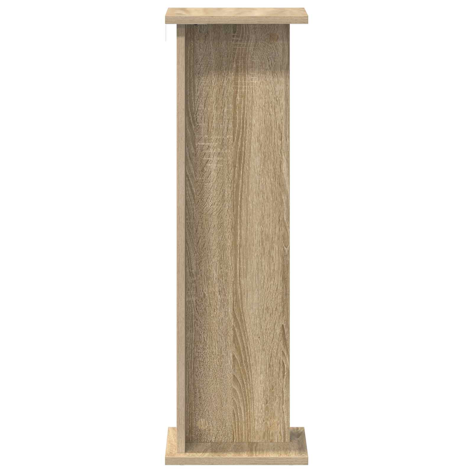 Növényállvány sonoma tölgy 25 x 25,5 x 80,5 cm mérnöki fa