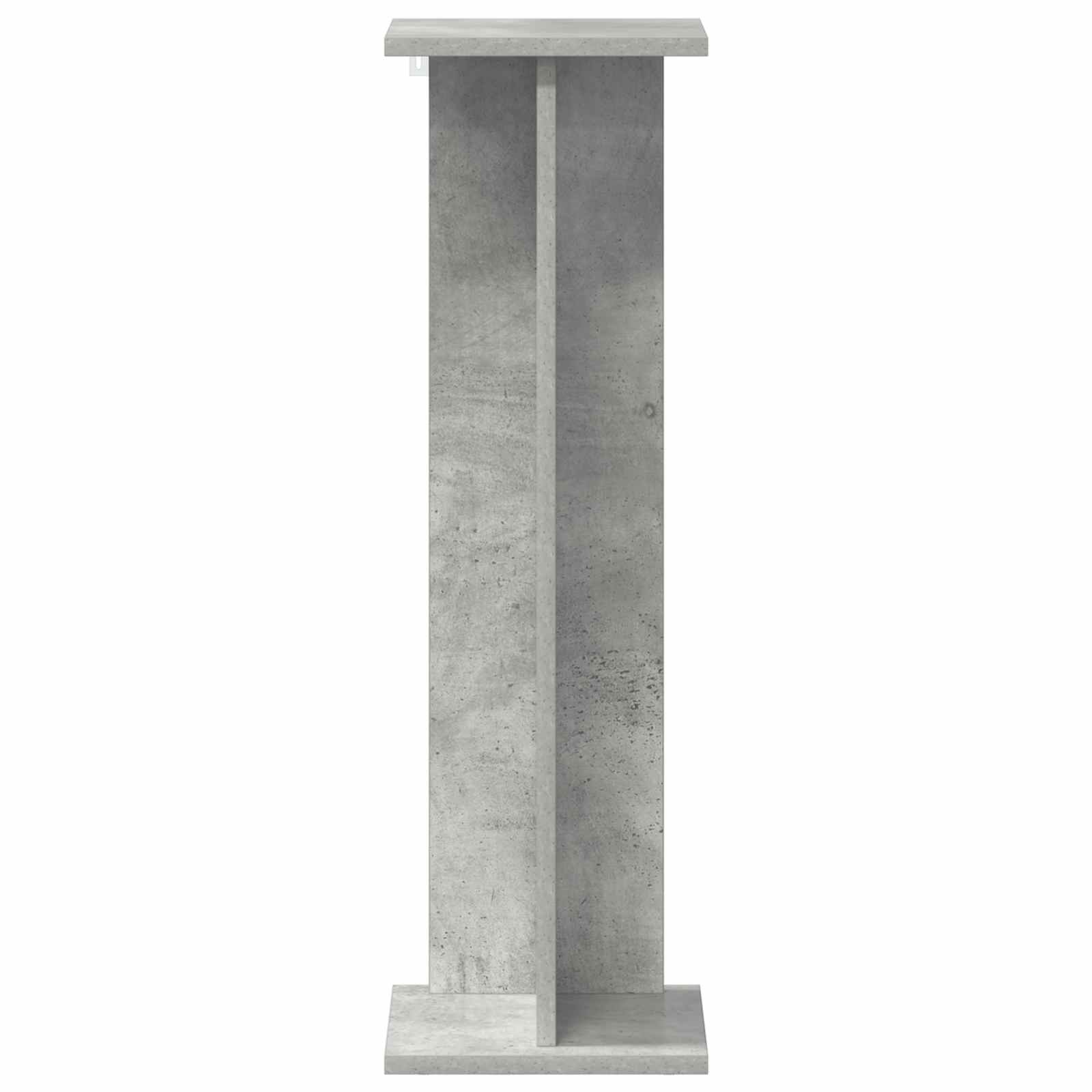 Növényállvány beton szürke 25 x 25,5 x 80,5 cm mérnöki fa
