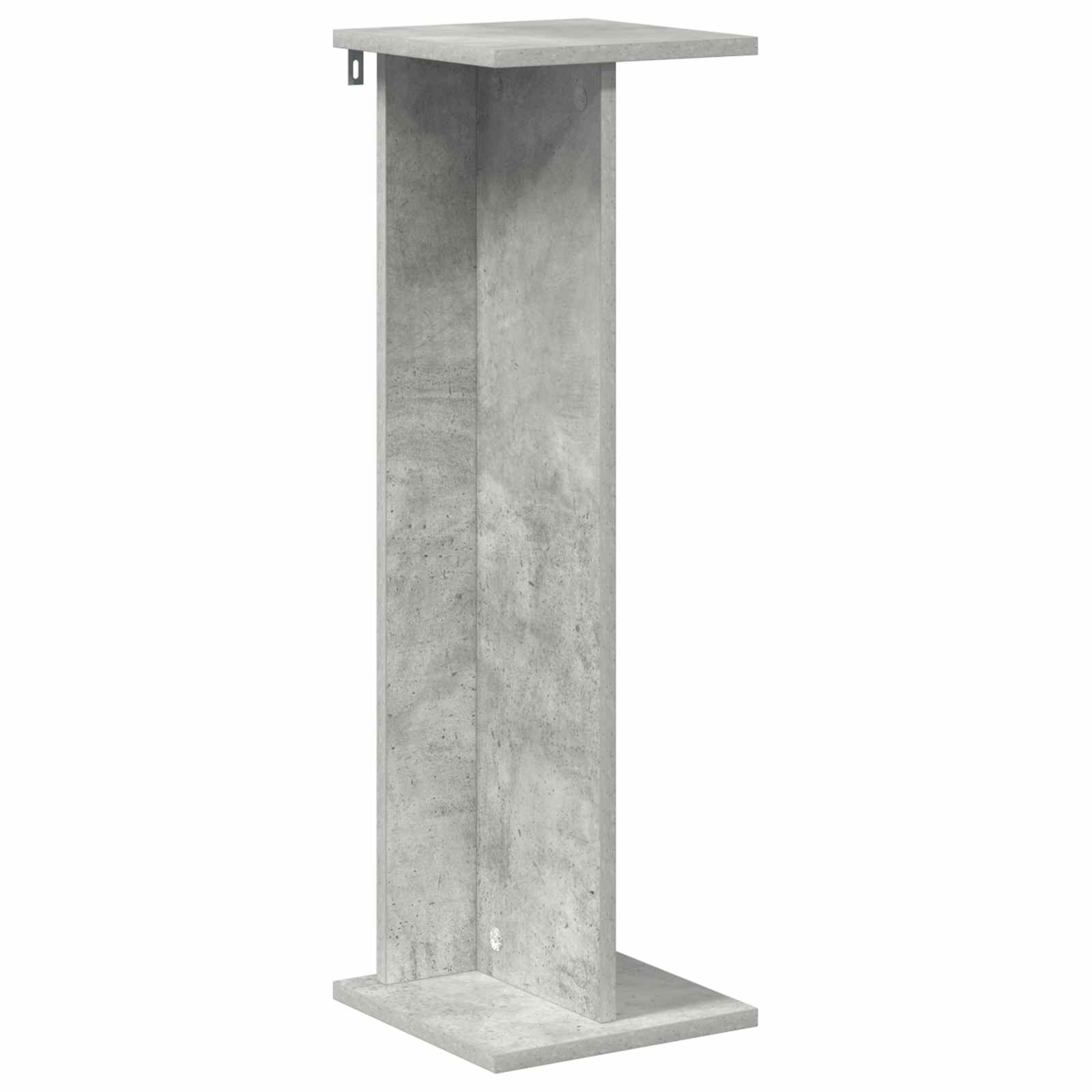 Növényállvány beton szürke 25 x 25,5 x 80,5 cm mérnöki fa