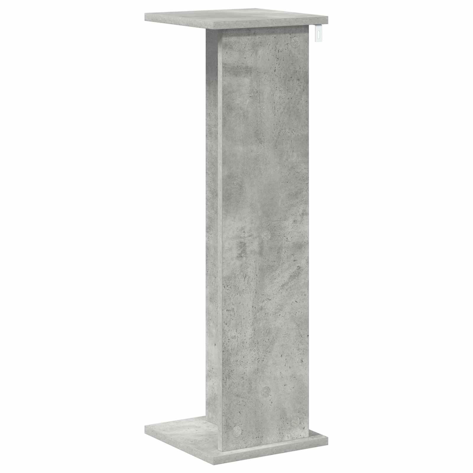 Növényállvány 2 pcs beton szürke 25 x 25,5 x 80,5 cm mérnöki fa