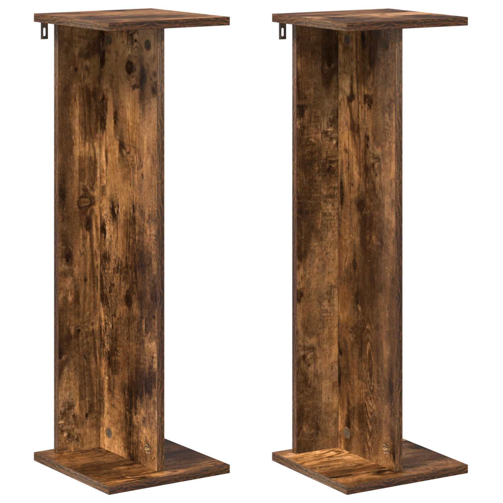 Növényállvány 2 pcs füstölt tölgy 25 x 25,5 x 80,5 cm