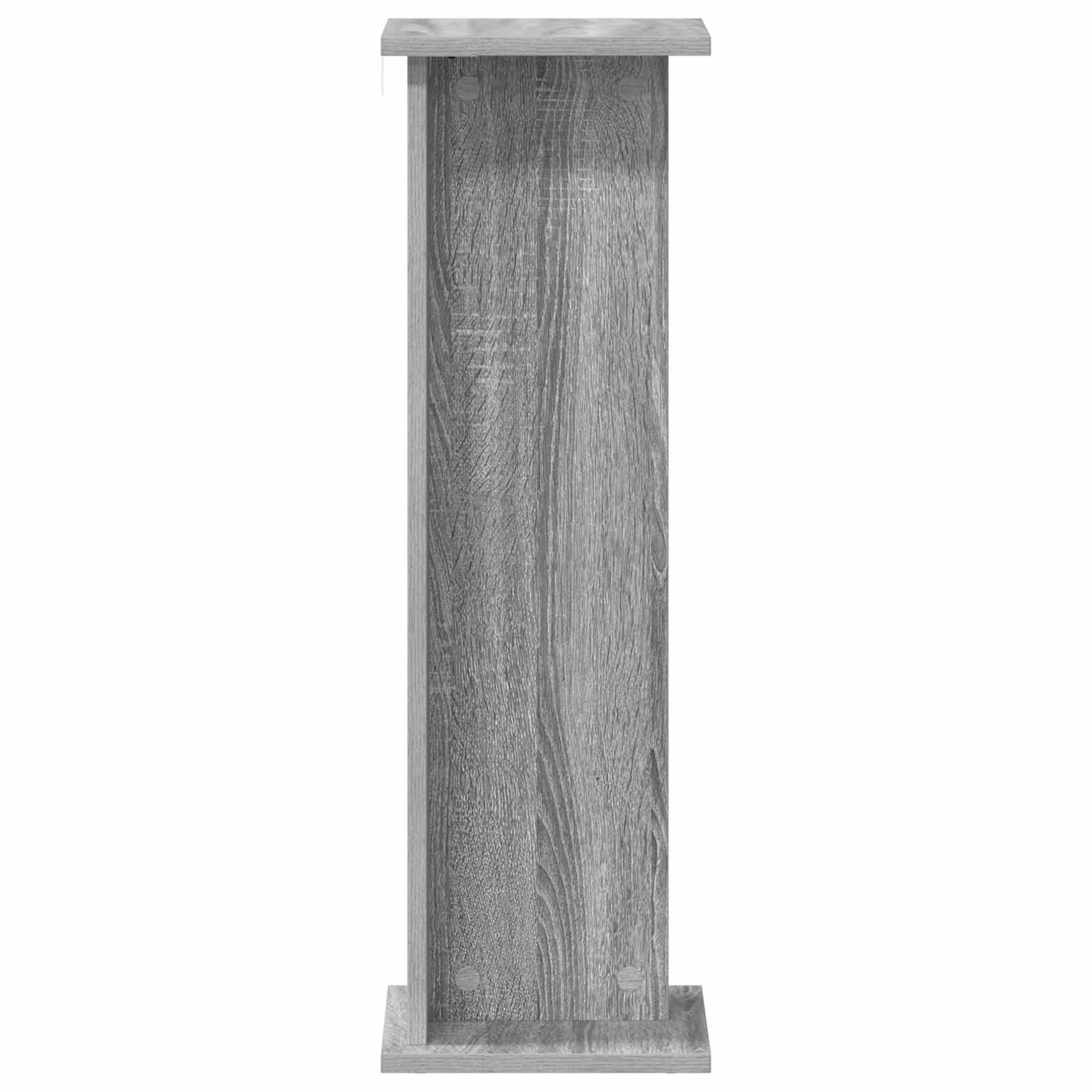 Növényállvány 2 pcs szürke sonoma 25 x 25,5 x 80,5 cm