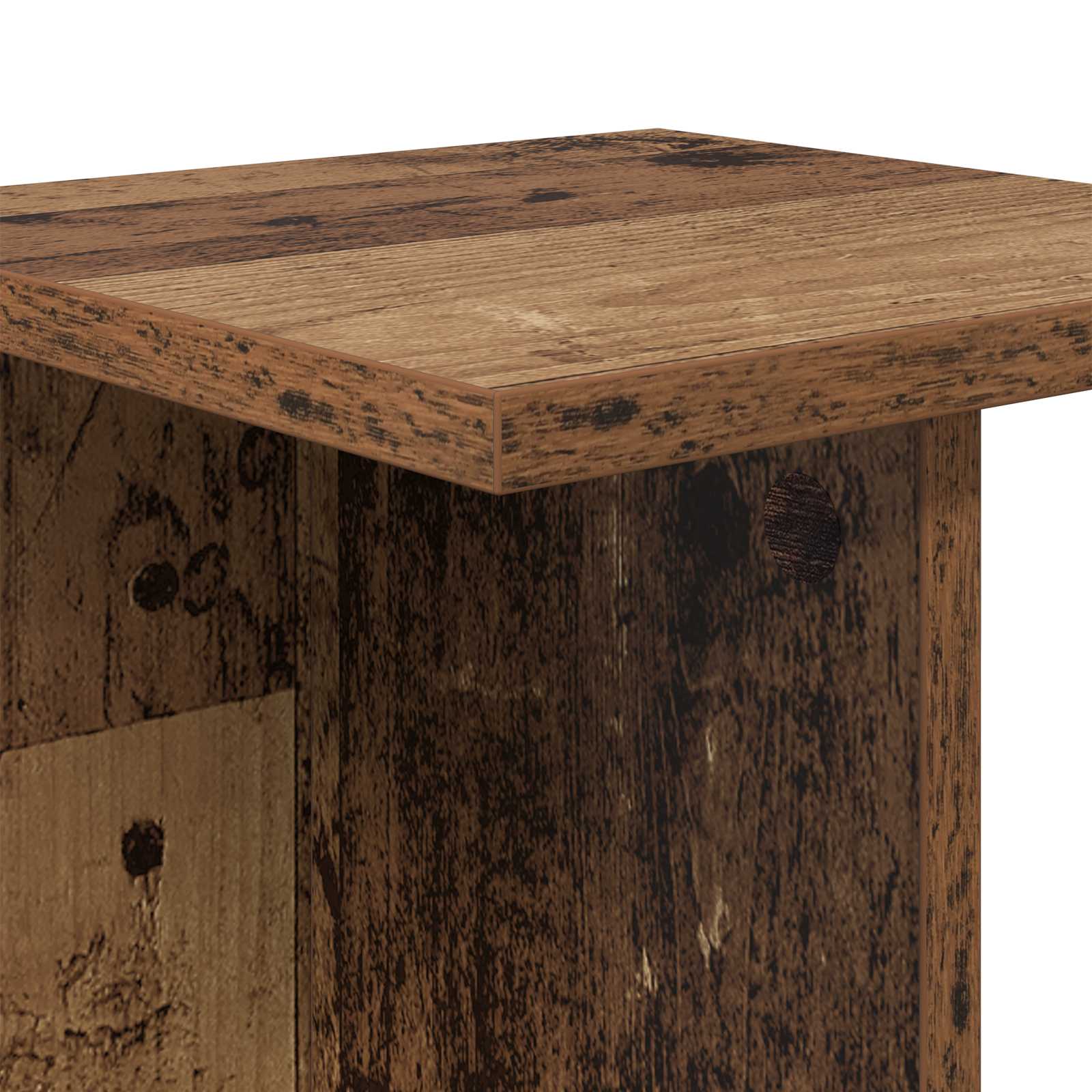 Növényállvány 2 pcs öreg fa 25 x 25,5 x 80,5 cm mérnöki fa