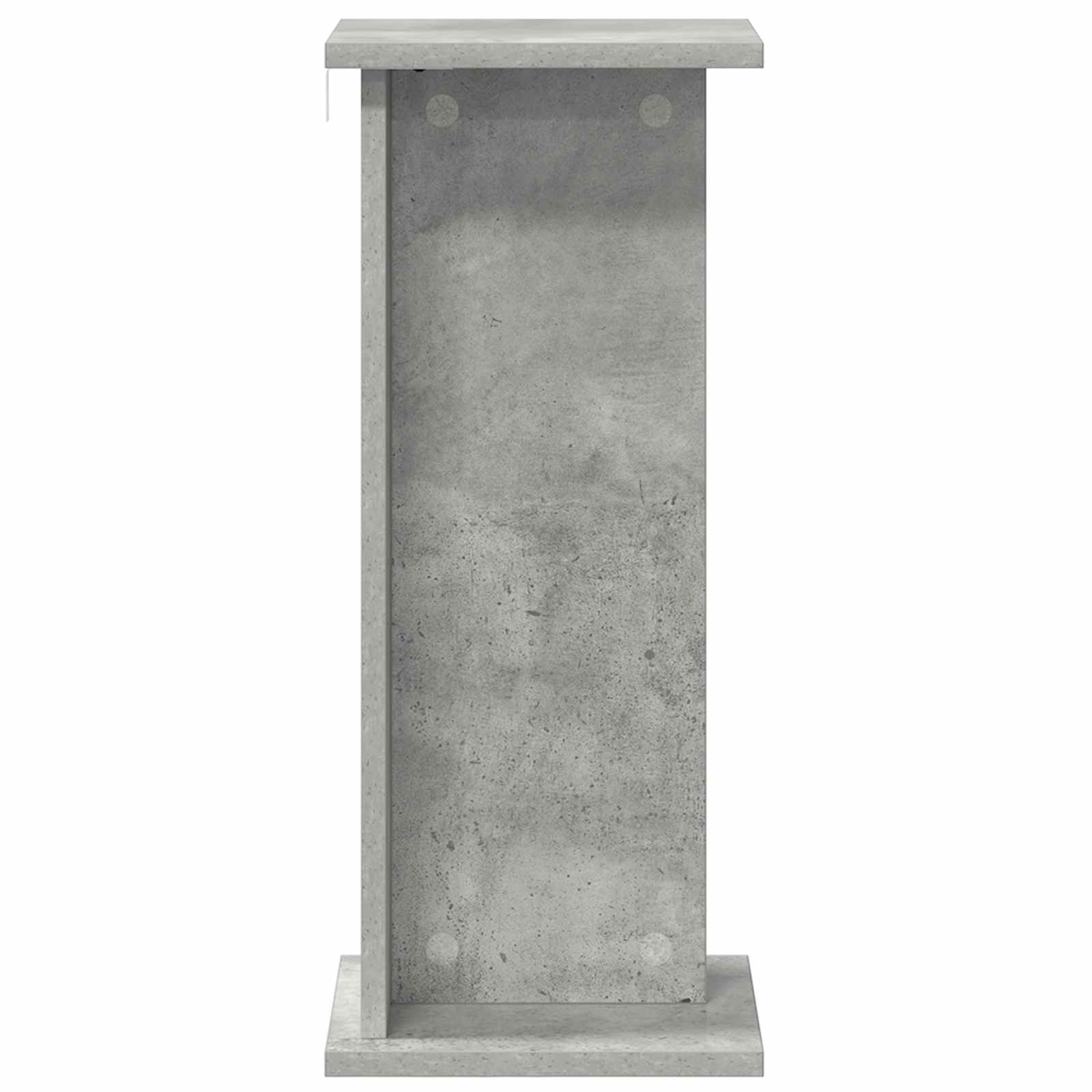 Növényállvány beton szürke 25 x 25,5 x 60,5 cm mérnöki fa