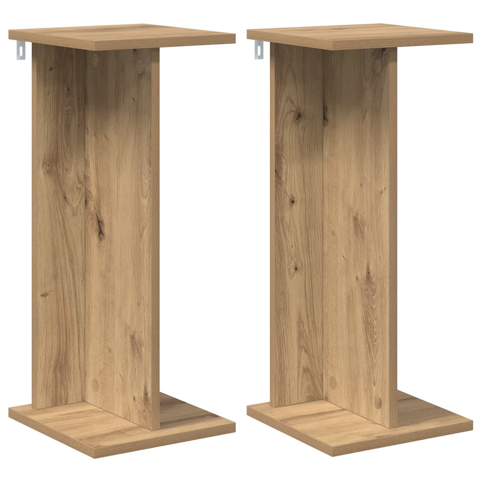 Növényállvány 2 pcs kézműves tölgy 25 x 25,5 x 60,5 cm