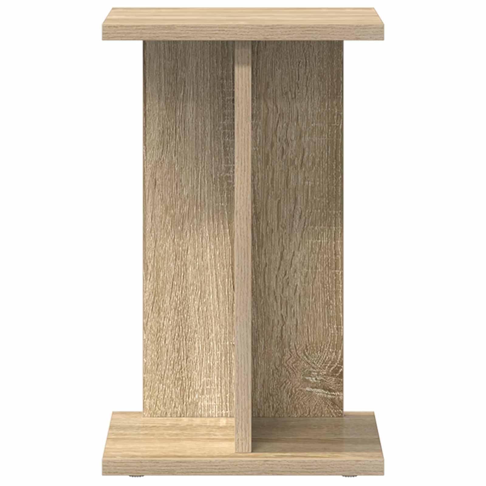 Növényállvány 2 pcs sonoma tölgy 25 x 25,5 x 40,5 cm mérnöki fa