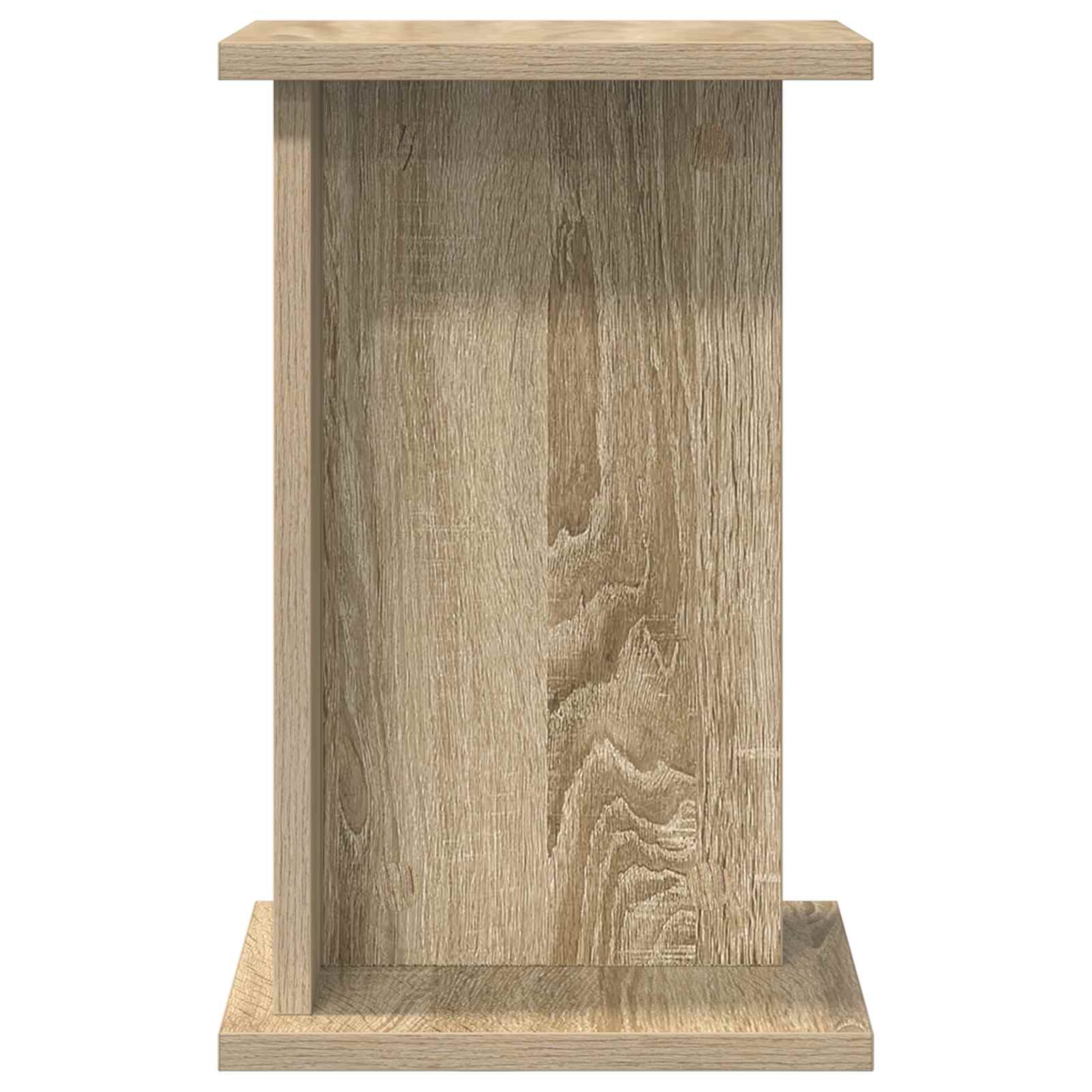 Növényállvány 2 pcs sonoma tölgy 25 x 25,5 x 40,5 cm mérnöki fa
