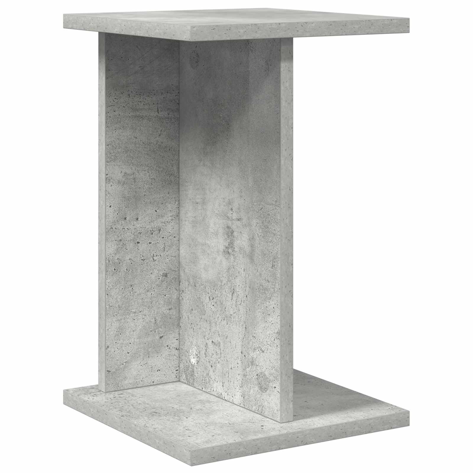 Növényállvány beton szürke 25 x 25,5 x 40,5 cm mérnöki fa