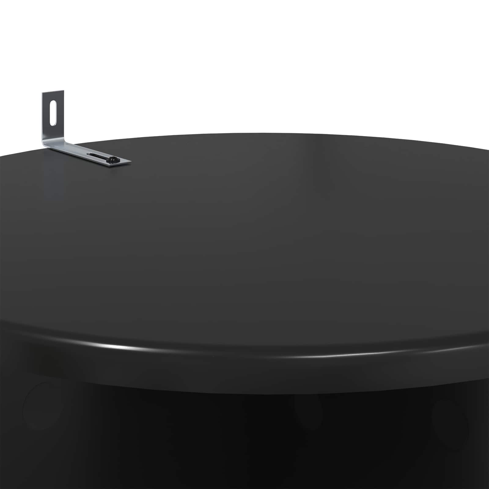 Növényállvány 2 pcs fekete ø40 x 100 cm szerelt fa