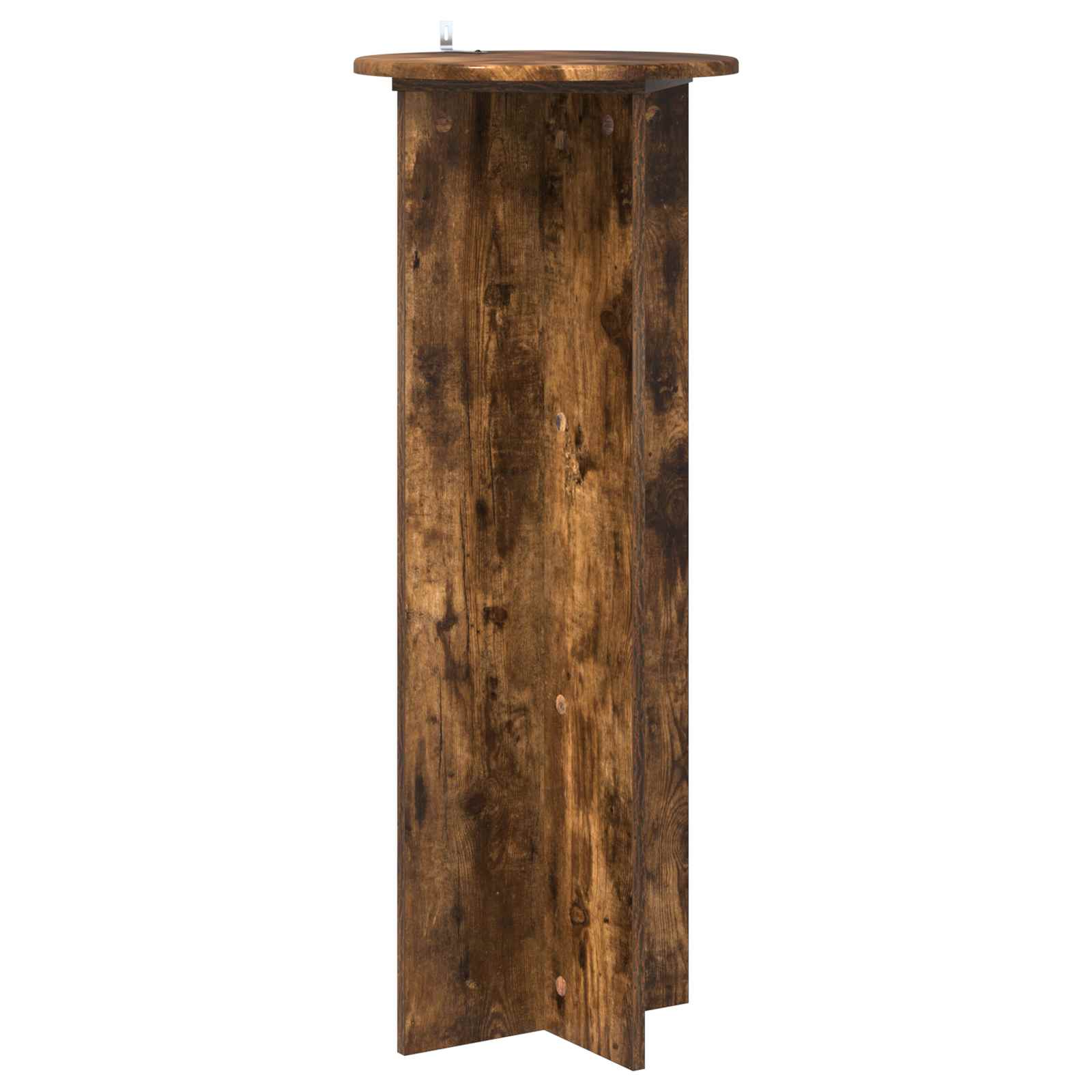 Növényállvány 2 pcs füstös tölgy ø40 x 100 cm szerelt fa