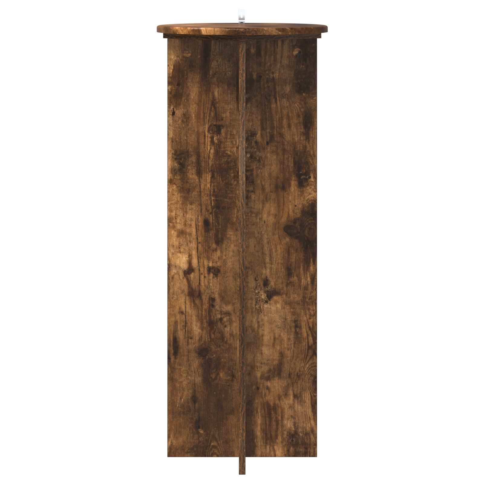 Növényállvány 2 pcs füstös tölgy ø40 x 100 cm szerelt fa