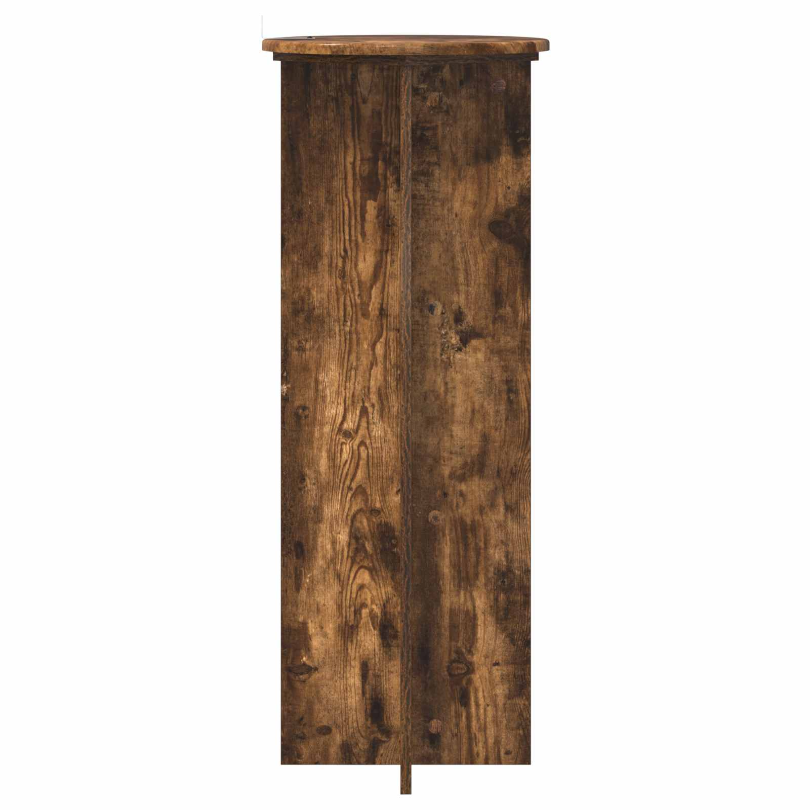Növényállvány 2 pcs füstös tölgy ø40 x 100 cm szerelt fa