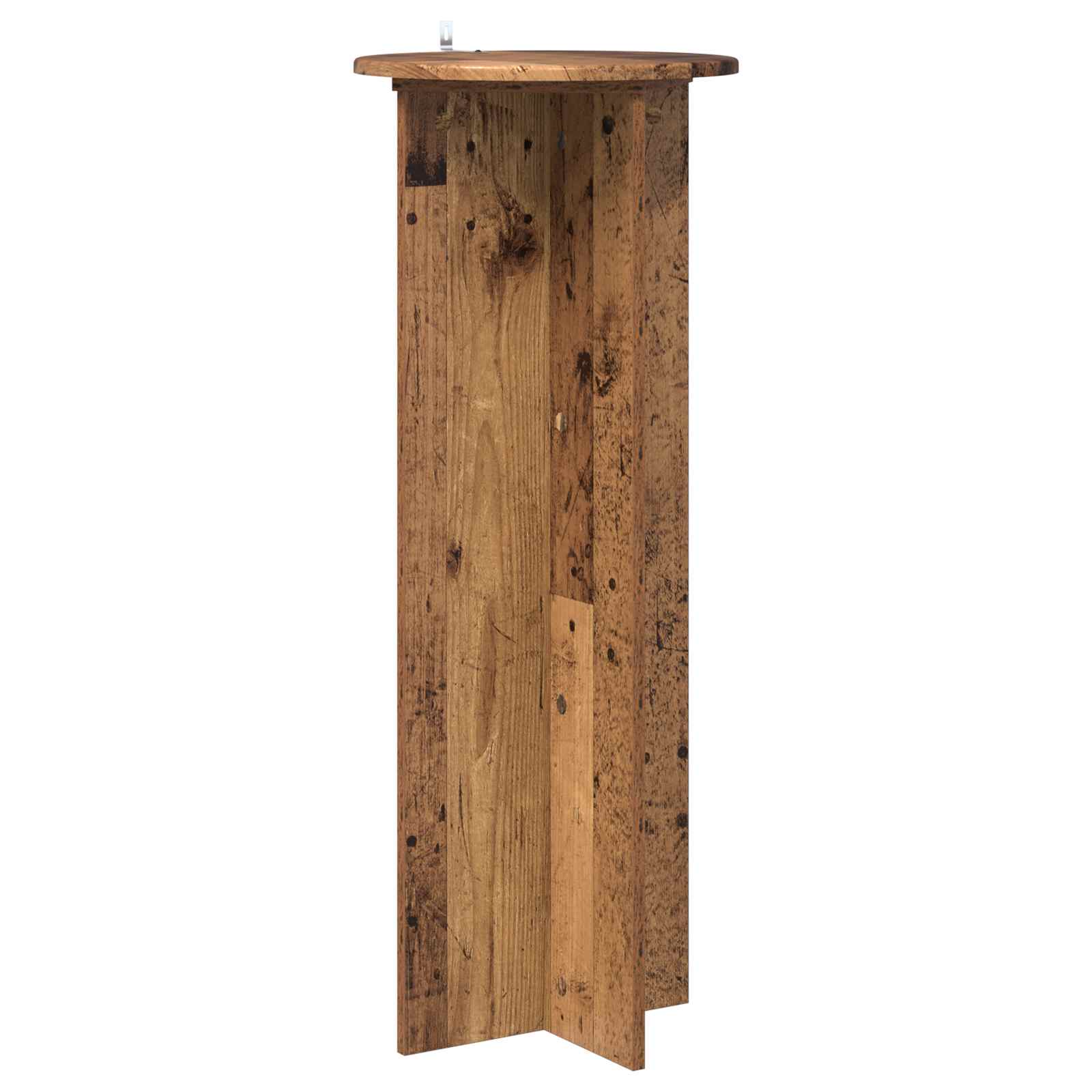 Növényállvány 2 pcs antik fa ø40 x 100 cm szerelt fa