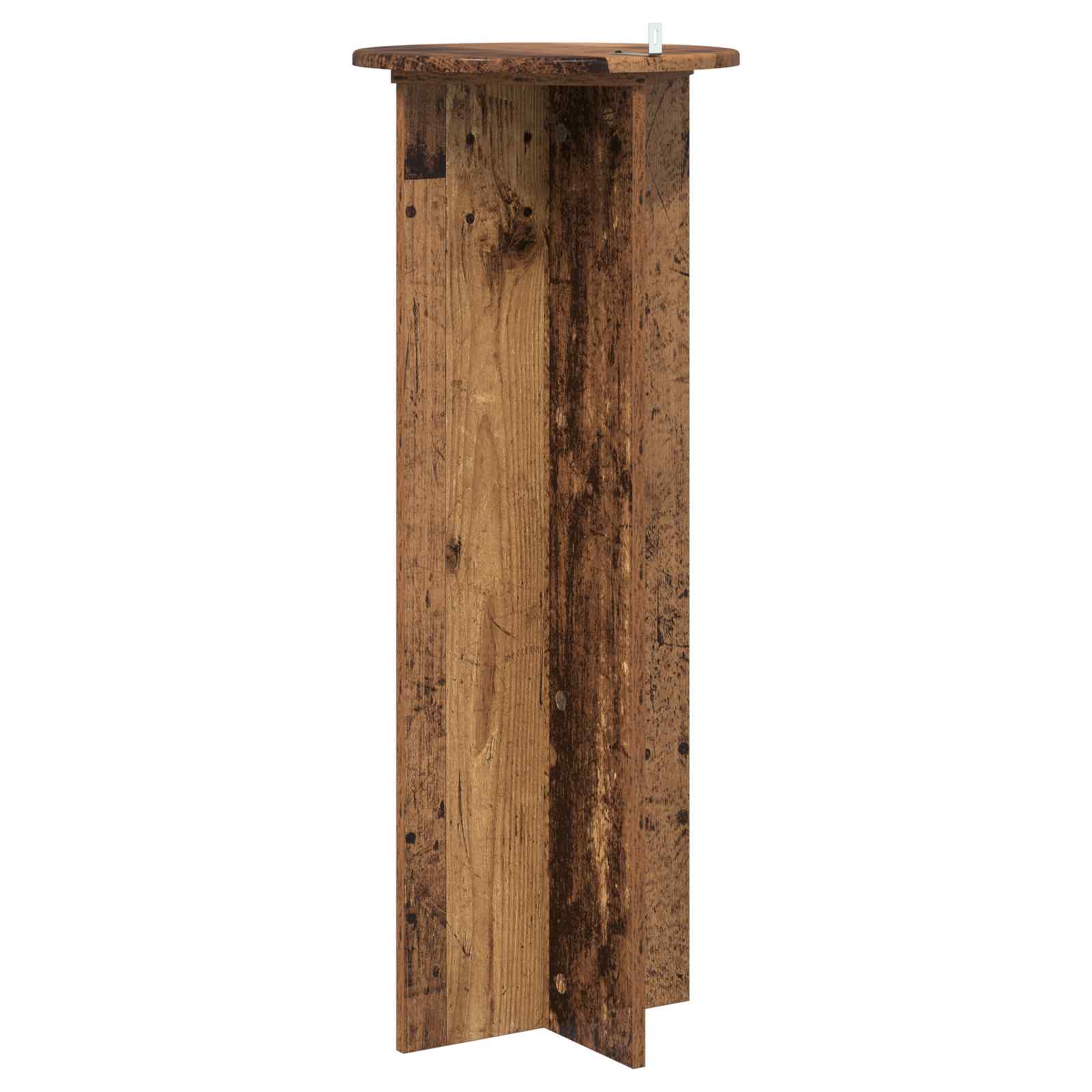 Növényállvány 2 pcs antik fa ø40 x 100 cm szerelt fa