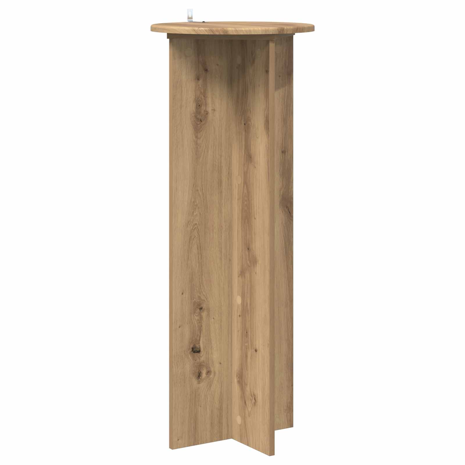 Növényállvány 2 pcs kézműves tölgy ø40 x 100 cm szerelt fa