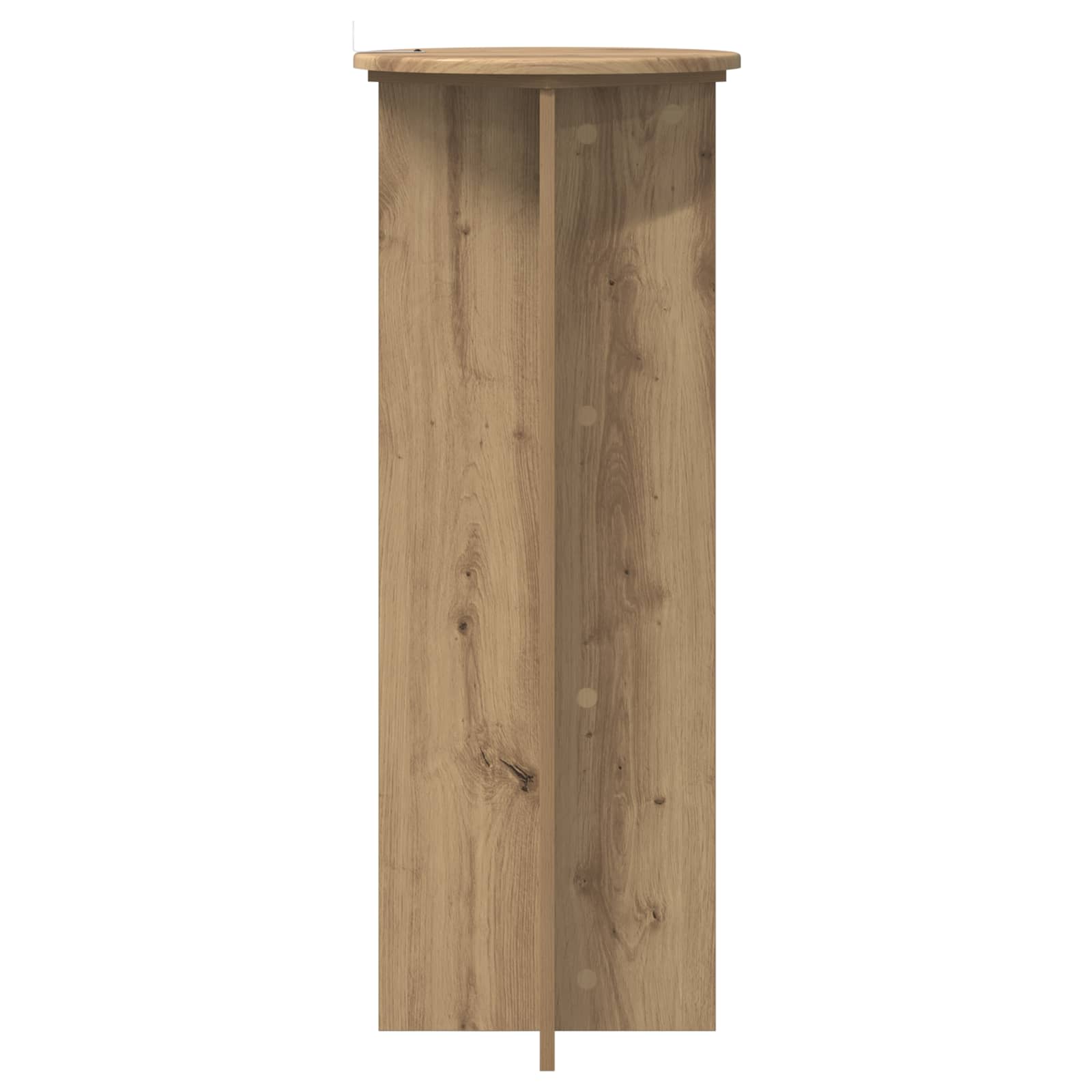 Növényállvány 2 pcs kézműves tölgy ø40 x 100 cm szerelt fa