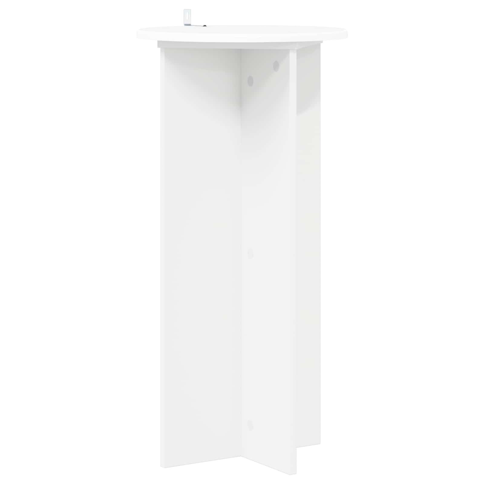 Növényállvány 2 pcs fehér ø40 x 80 cm szerelt fa