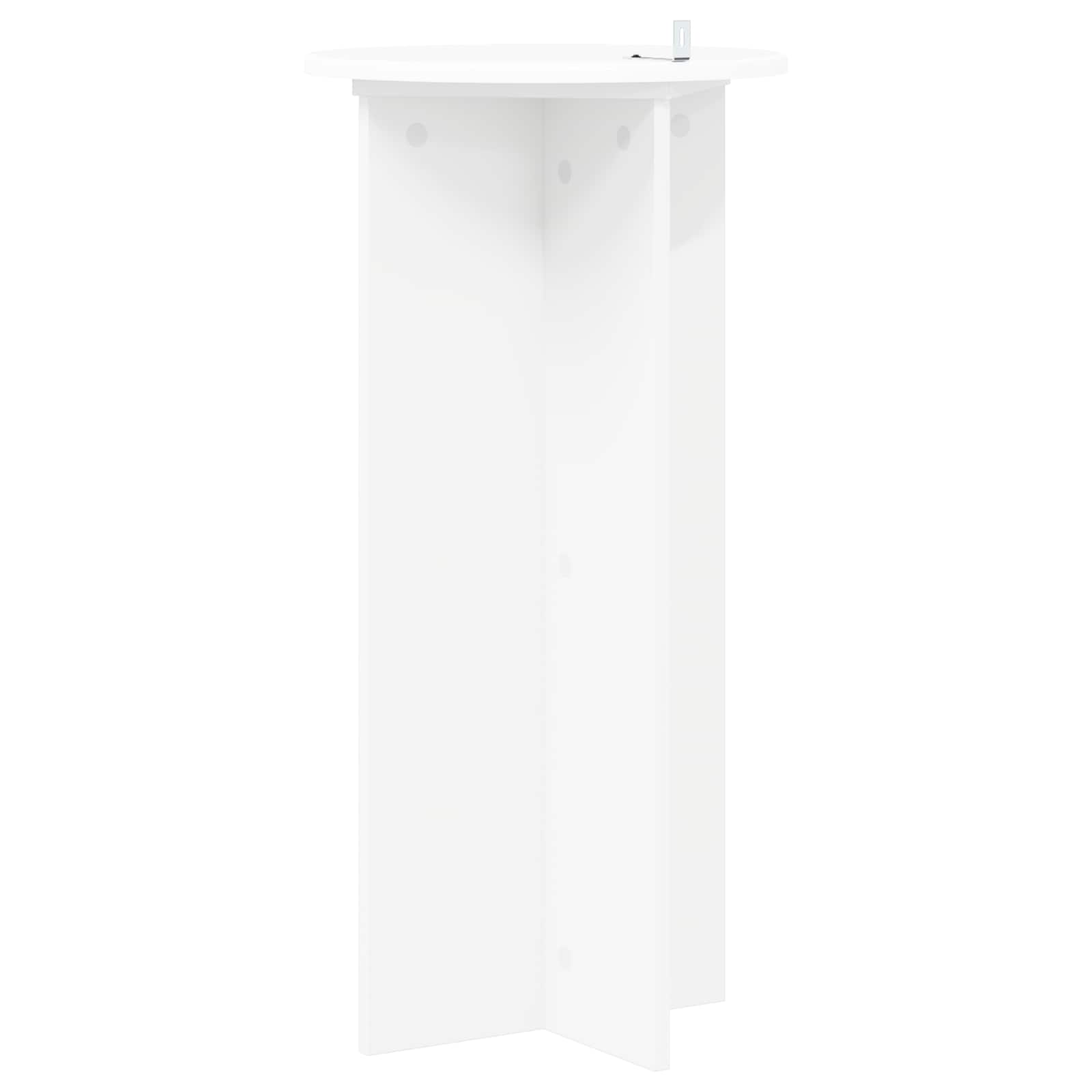 Növényállvány 2 pcs fehér ø40 x 80 cm szerelt fa