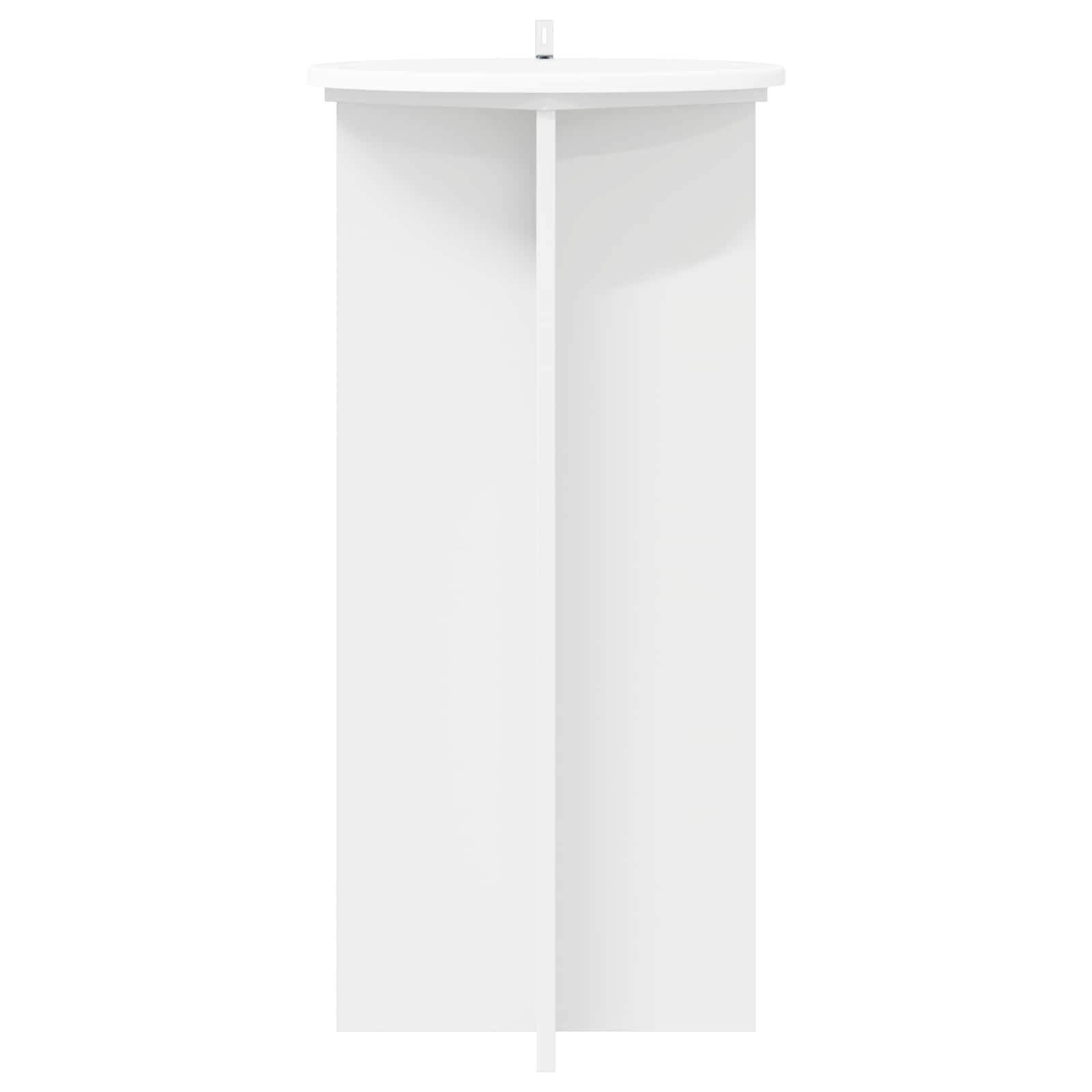 Növényállvány 2 pcs fehér ø40 x 80 cm szerelt fa