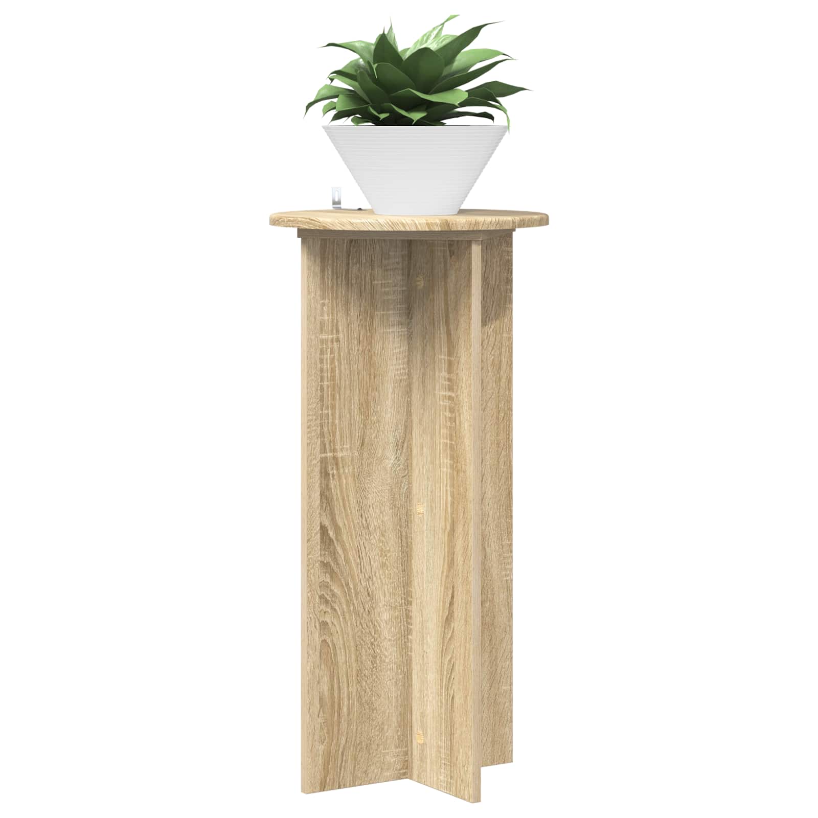 Növényállvány 2 pcs sonoma tölgy 40 x 40 x 80 cm szerelt fa