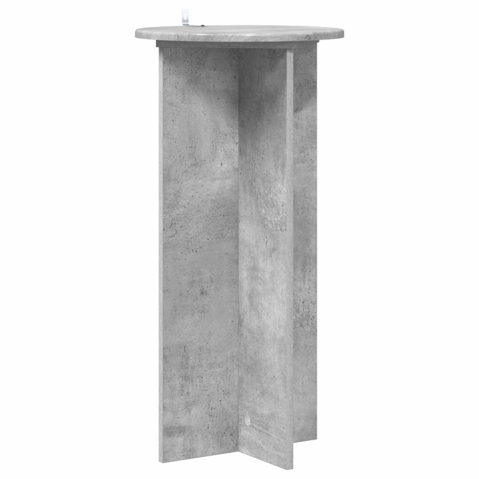 Növényállvány 2 pcs betonszürke 40 x 40 x 80 cm szerelt fa