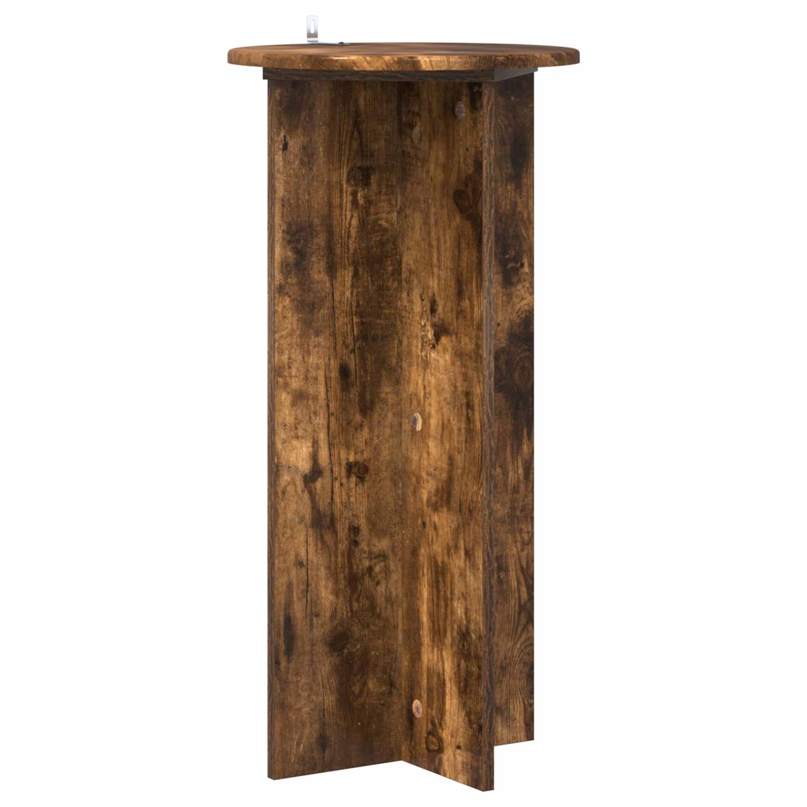 Növényállvány 2 pcs füstös tölgy 40 x 40 x 80 cm szerelt fa