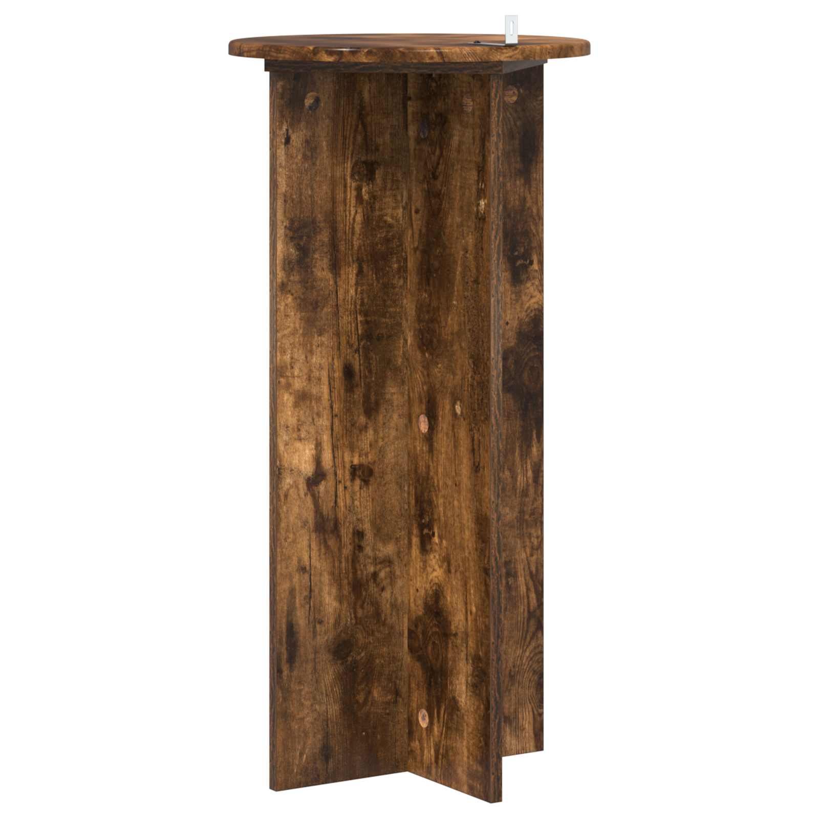 Növényállvány 2 pcs füstös tölgy 40 x 40 x 80 cm szerelt fa