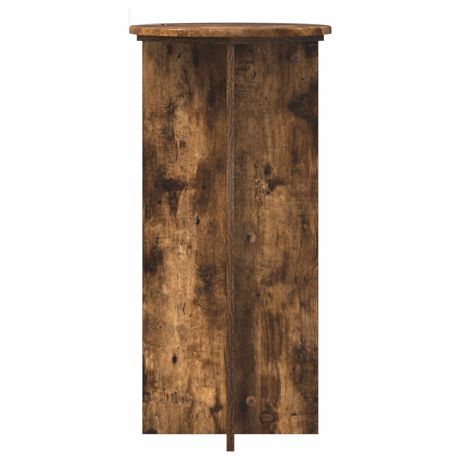 Növényállvány 2 pcs füstös tölgy 40 x 40 x 80 cm szerelt fa
