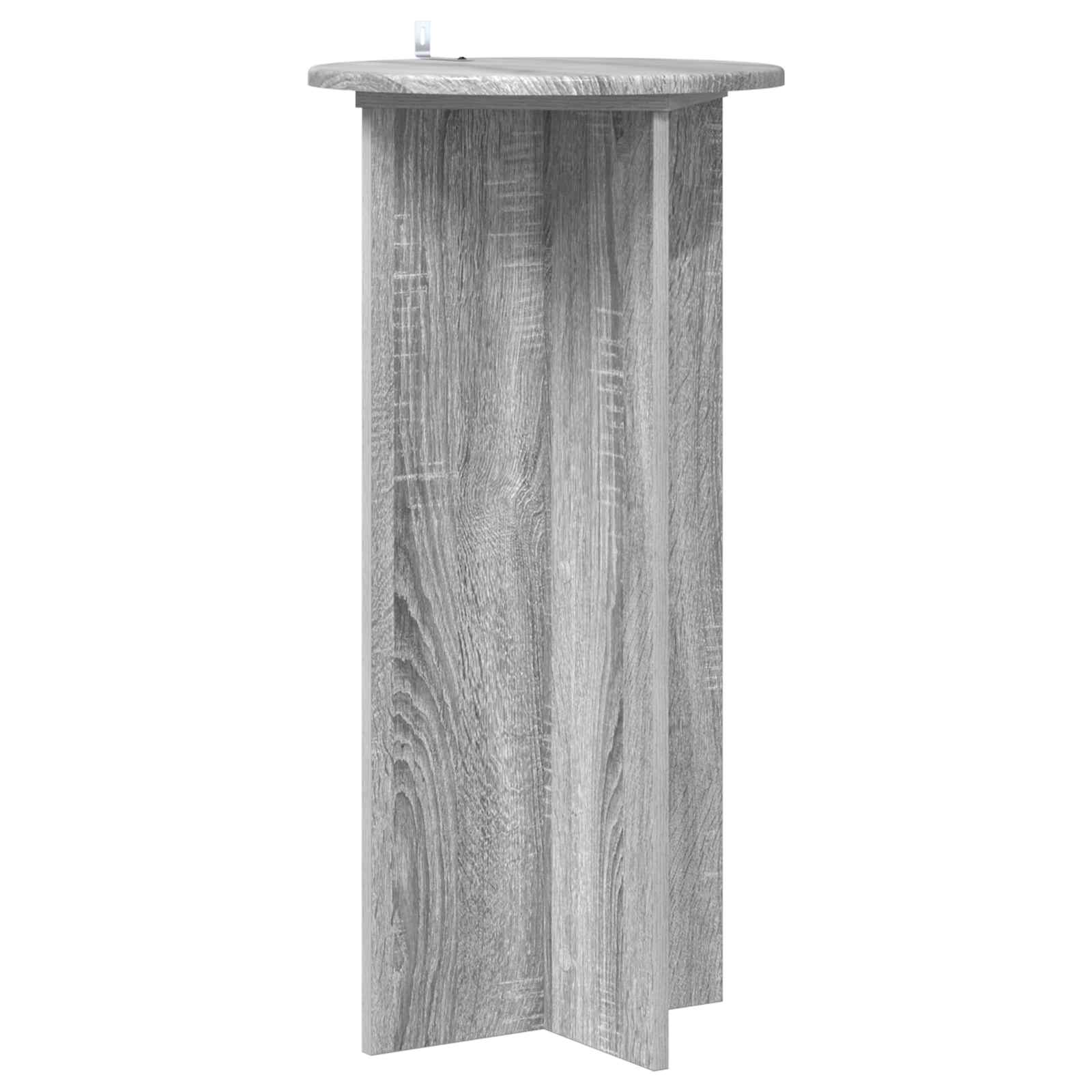 Növényállvány 2 pcs szürke sonoma 40 x 40 x 80 cm szerelt fa