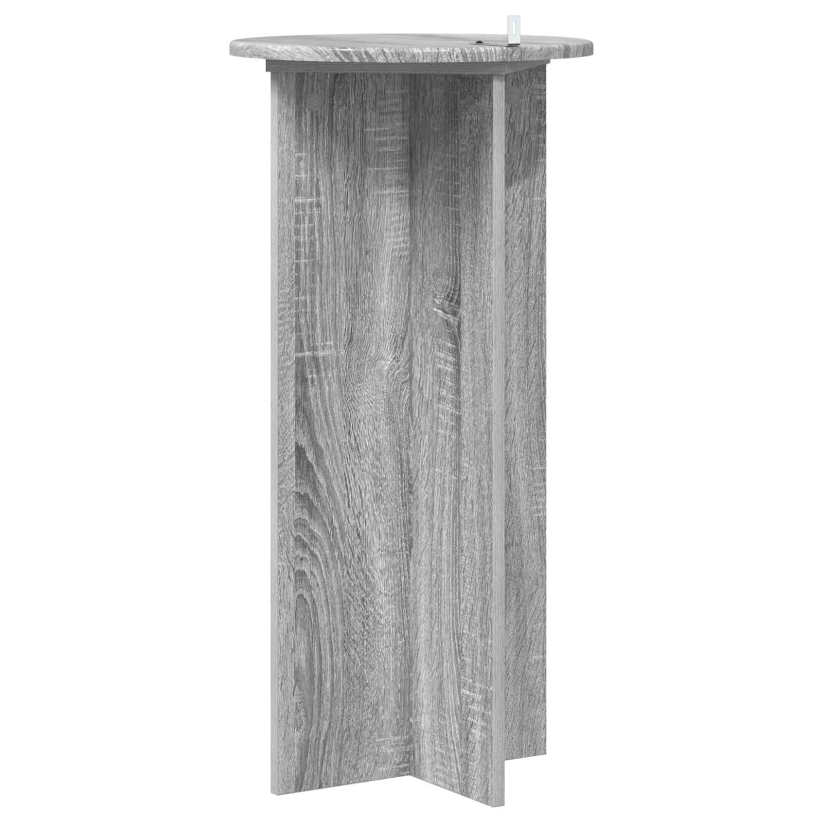 Növényállvány 2 pcs szürke sonoma 40 x 40 x 80 cm szerelt fa