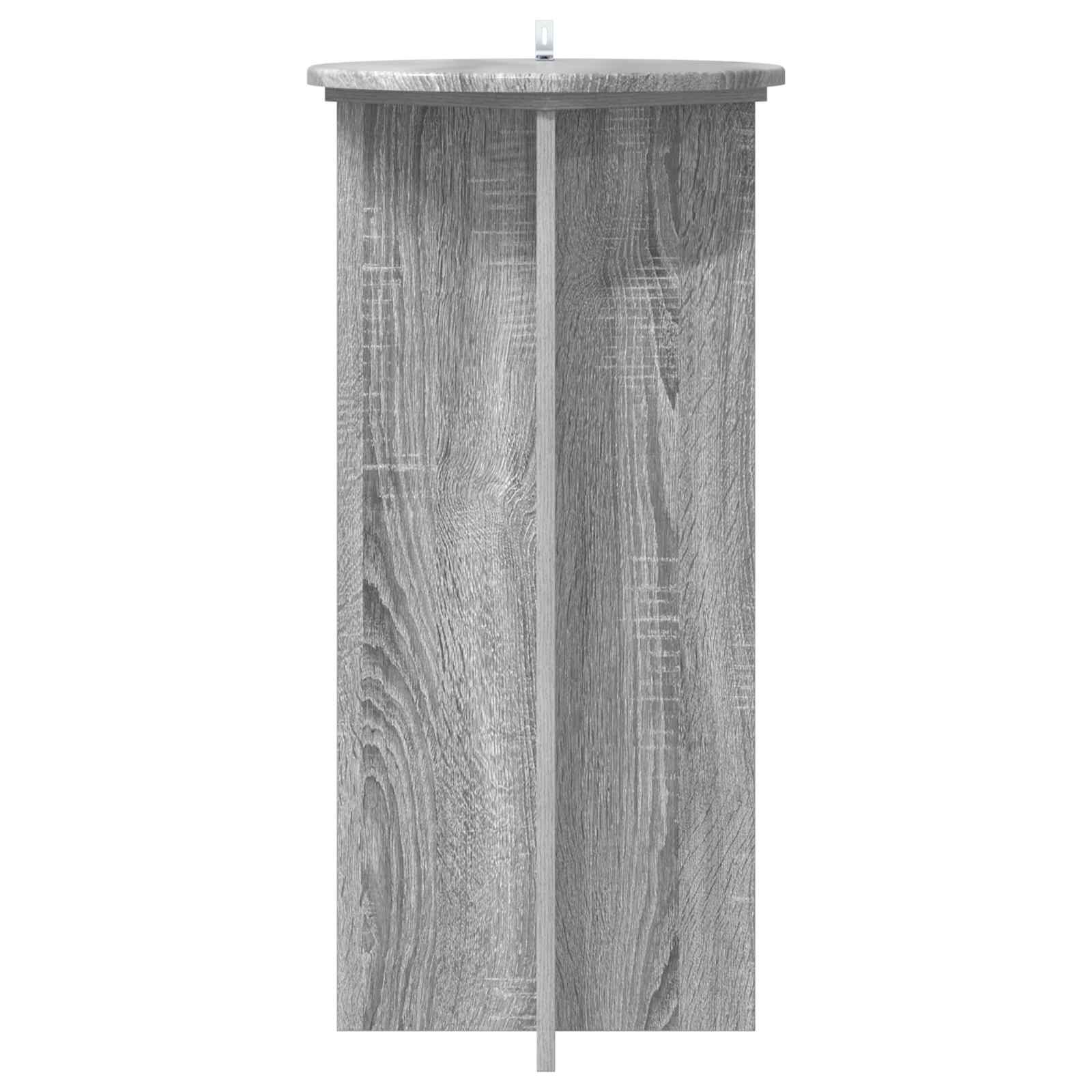 Növényállvány 2 pcs szürke sonoma 40 x 40 x 80 cm szerelt fa