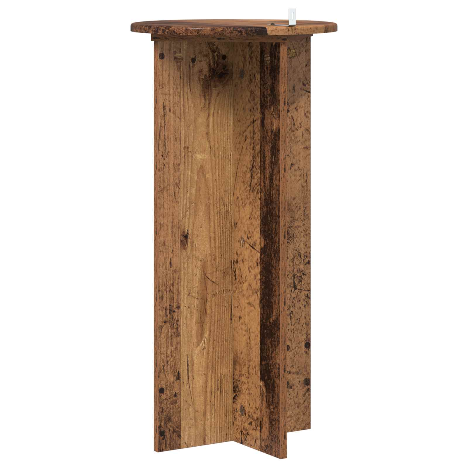 Növényállvány 2 pcs antik fa 40 x 40 x 80 cm szerelt fa