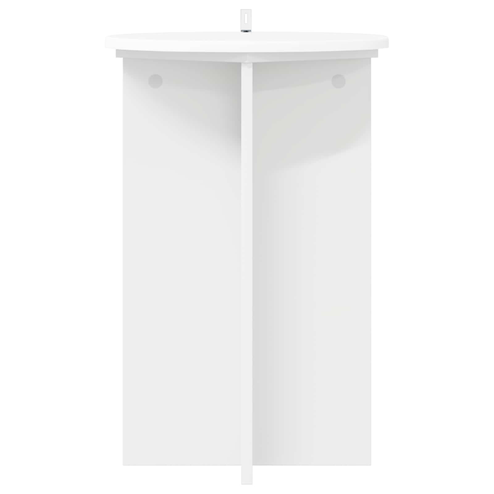 Növényállvány 2 pcs fehér ø40 x 60 cm szerelt fa
