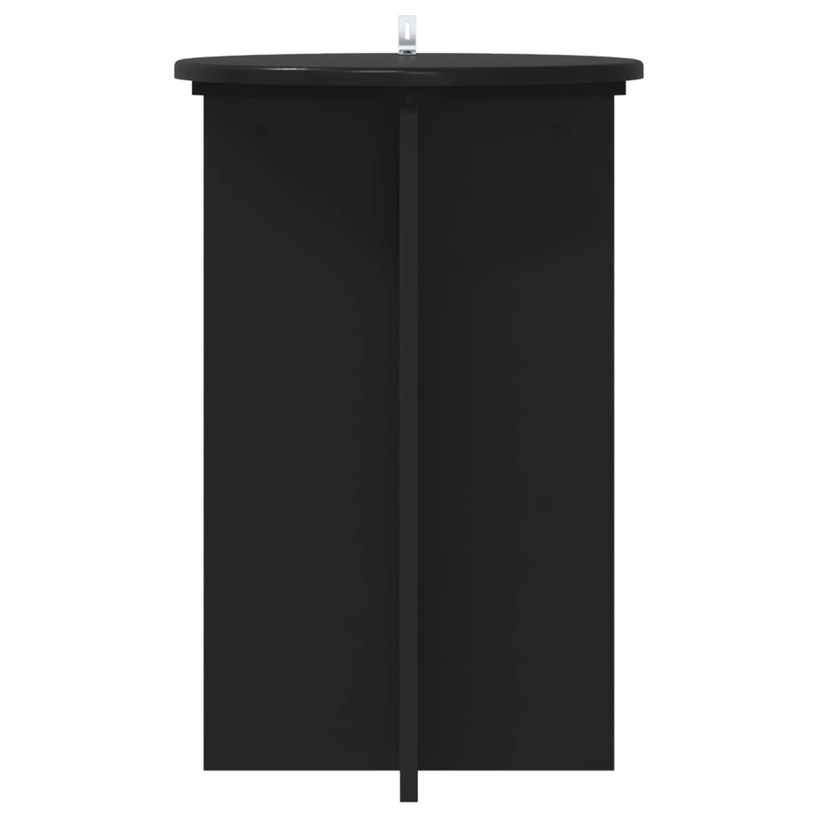 Növényállvány 2 pcs fekete ø40 x 60 cm szerelt fa