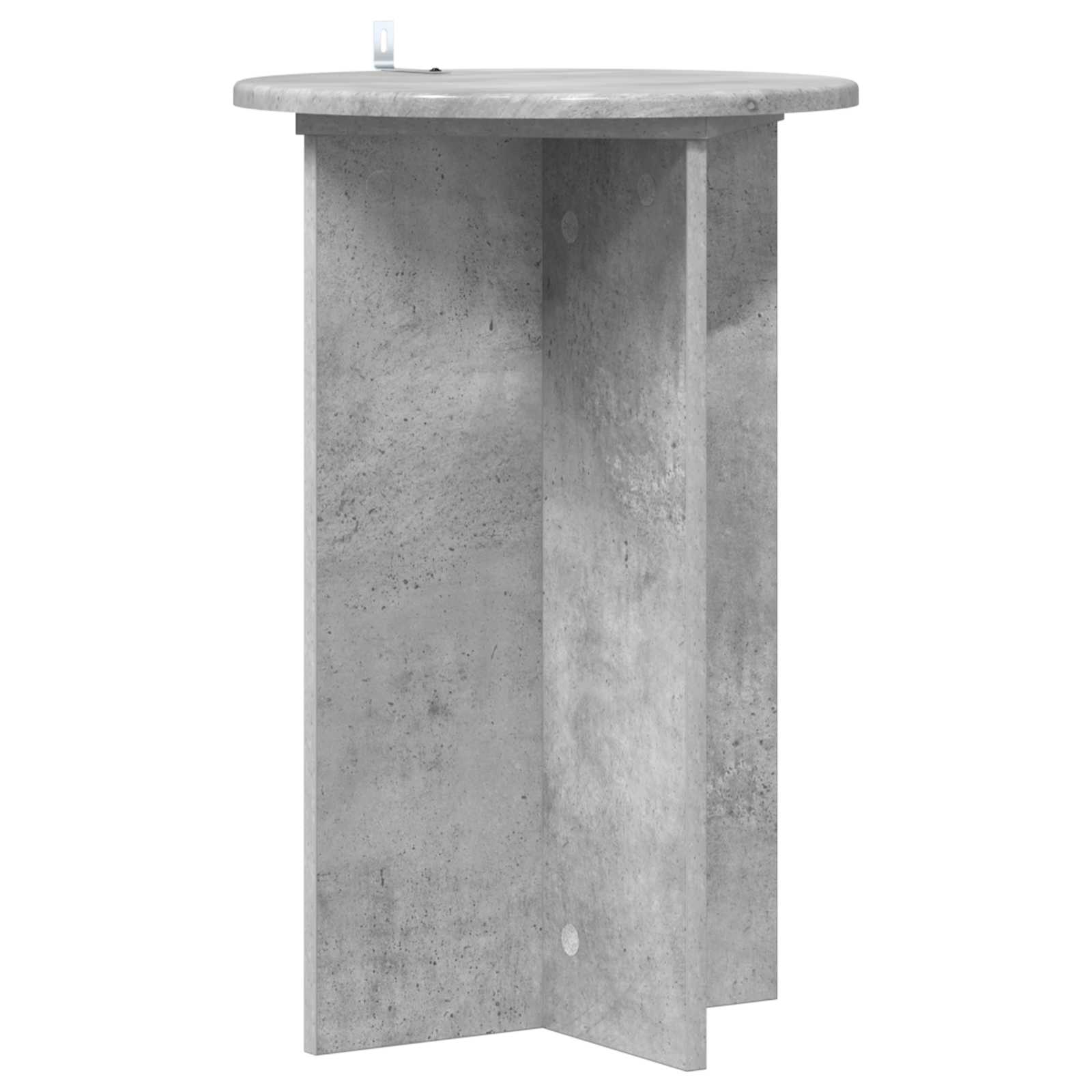 Növényállvány 2 pcs betonszürke ø40 x 60 cm szerelt fa