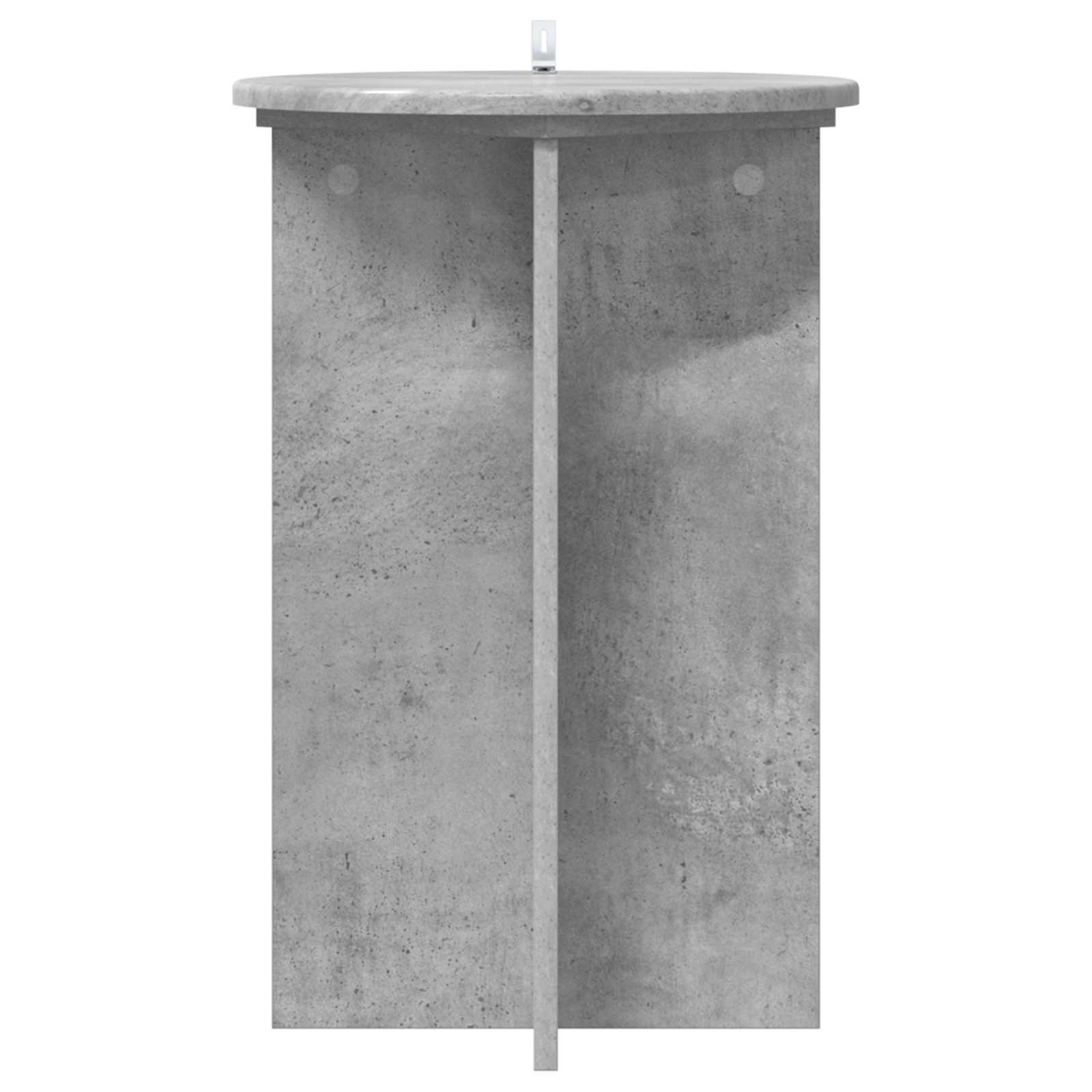 Növényállvány 2 pcs betonszürke ø40 x 60 cm szerelt fa