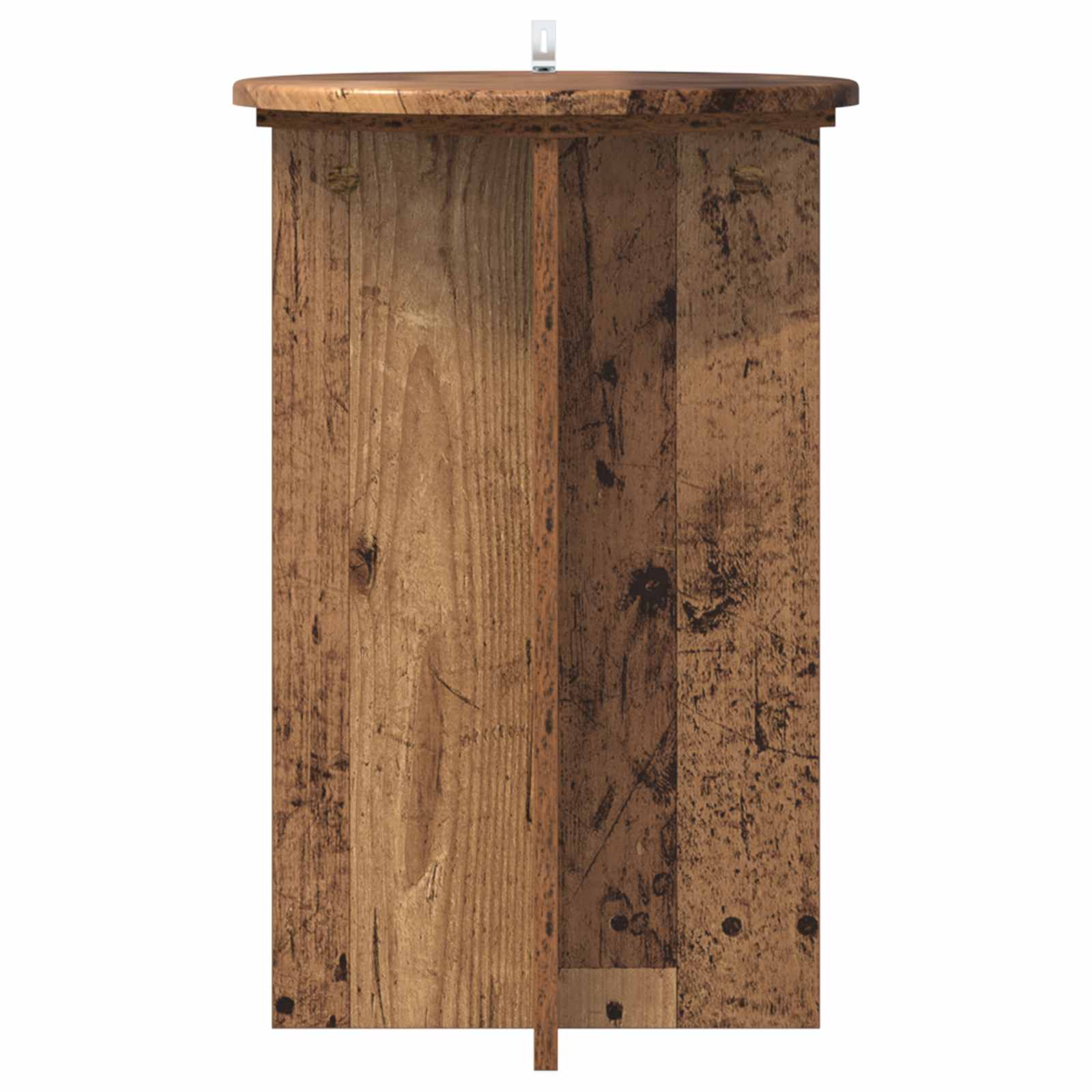 Növényállvány 2 pcs antik fa ø40 x 60 cm szerelt fa