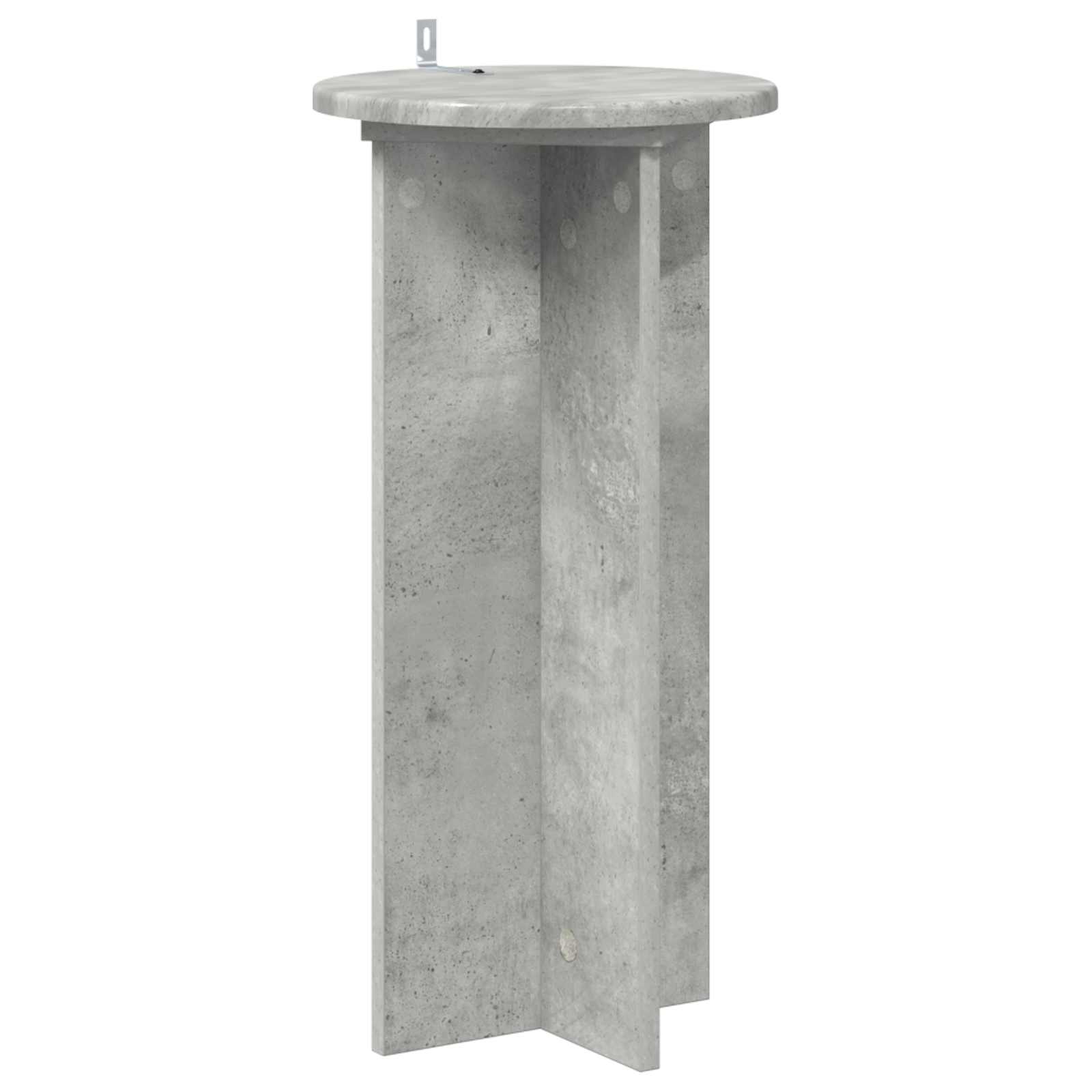 Növényállvány 2 pcs betonszürke 29,5 x 29,5 x 60 cm szerelt fa