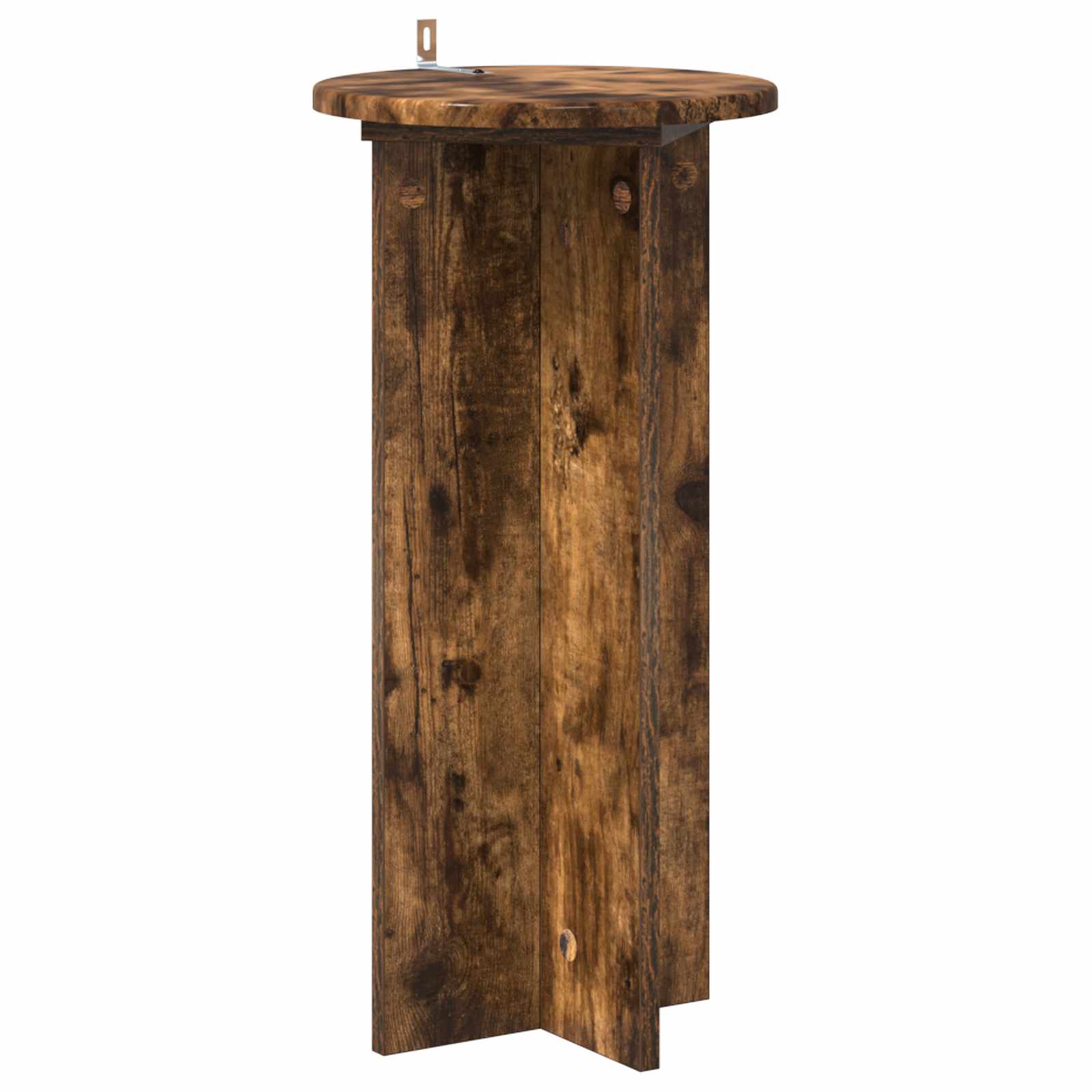 Növényállvány 2 pcs füstös tölgy 29,5 x 29,5 x 60 cm szerelt fa