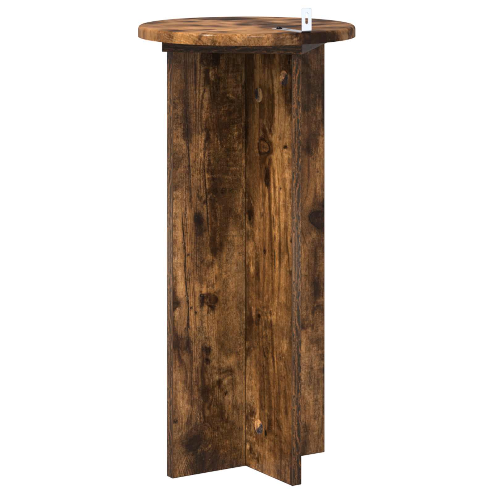 Növényállvány 2 pcs füstös tölgy 29,5 x 29,5 x 60 cm szerelt fa