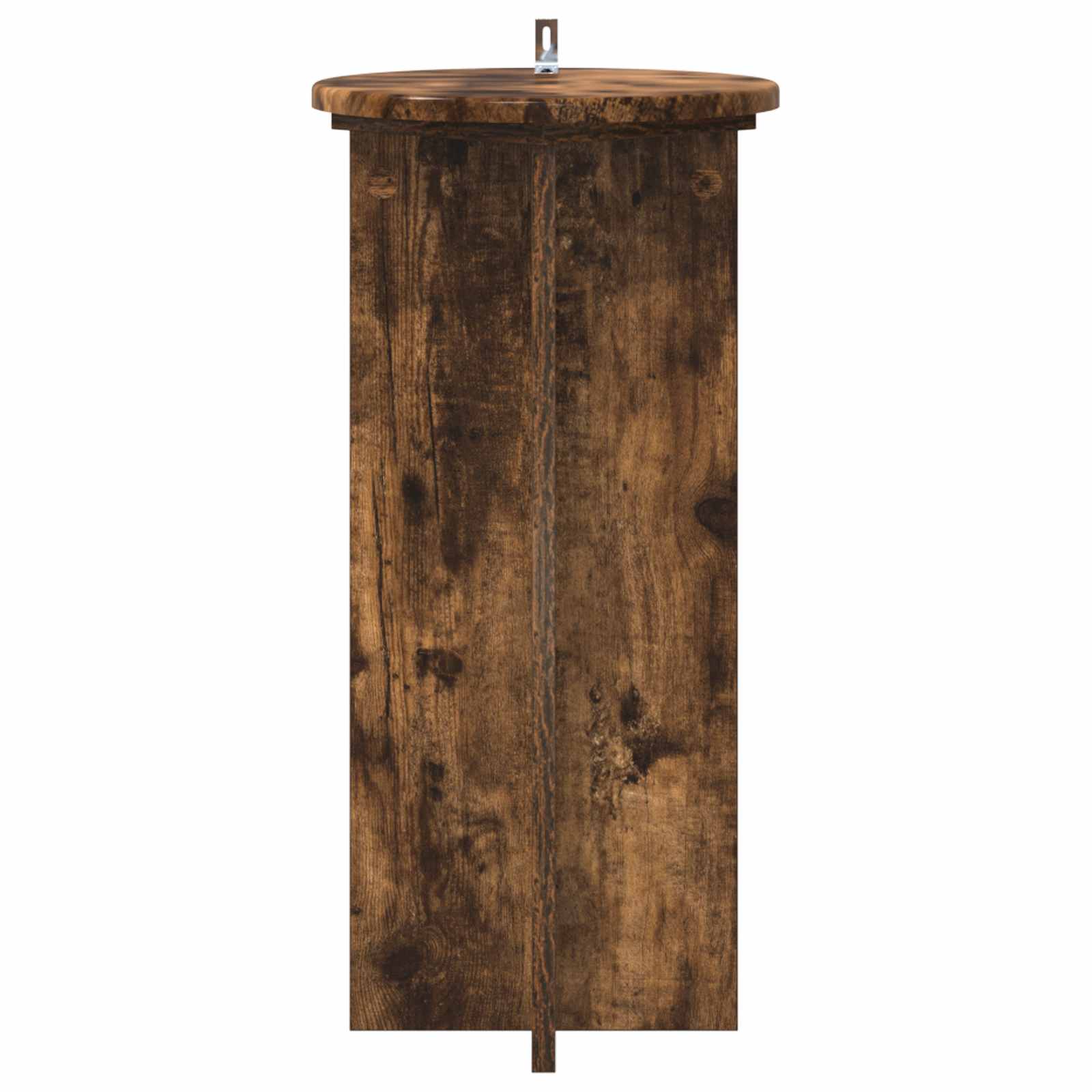 Növényállvány 2 pcs füstös tölgy 29,5 x 29,5 x 60 cm szerelt fa