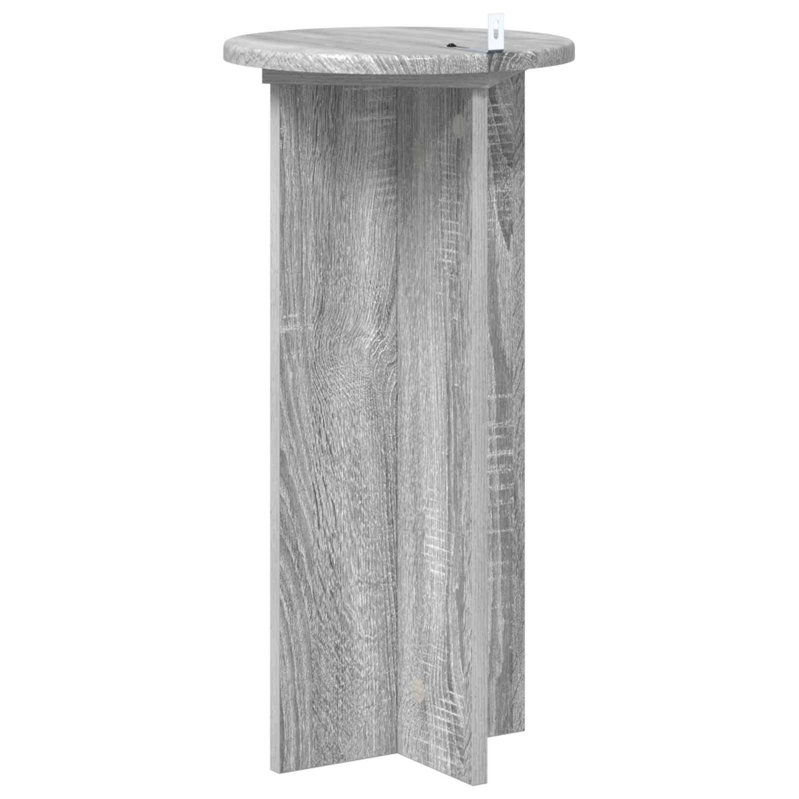 Növényállvány 2 pcs szürke sonoma 29,5 x 29,5 x 60 cm