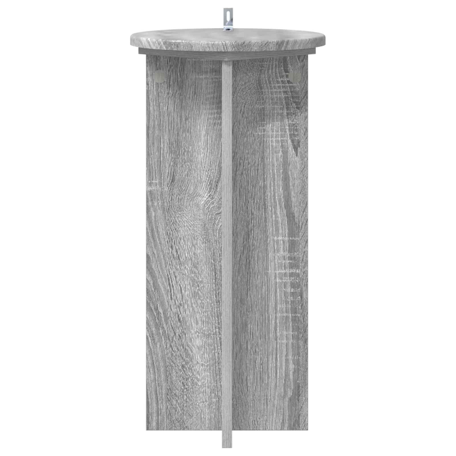 Növényállvány 2 pcs szürke sonoma 29,5 x 29,5 x 60 cm