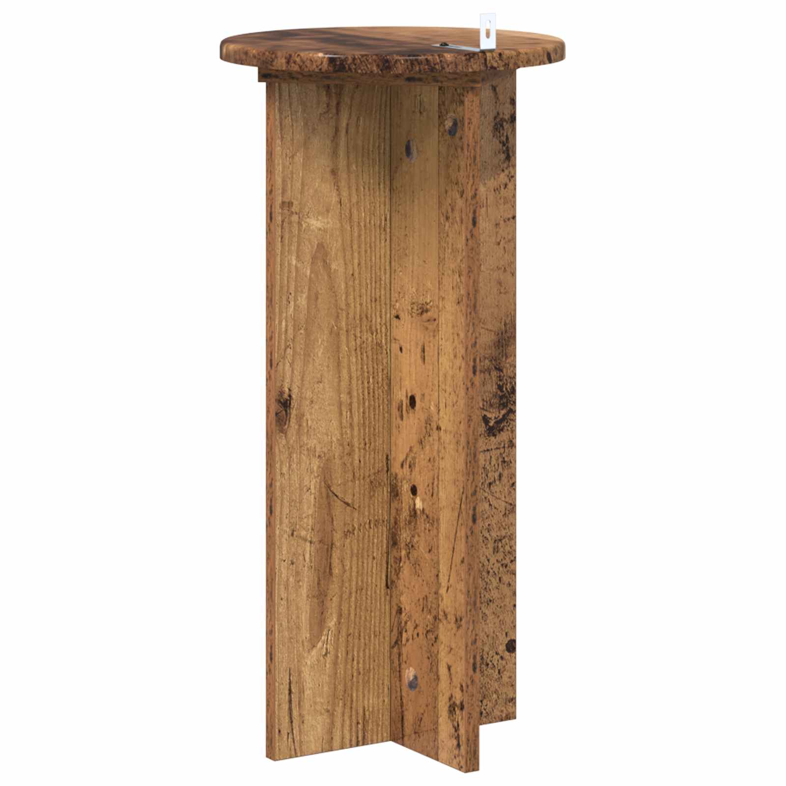 Növényállvány 2 pcs antik fa 29,5 x 29,5 x 60 cm szerelt fa