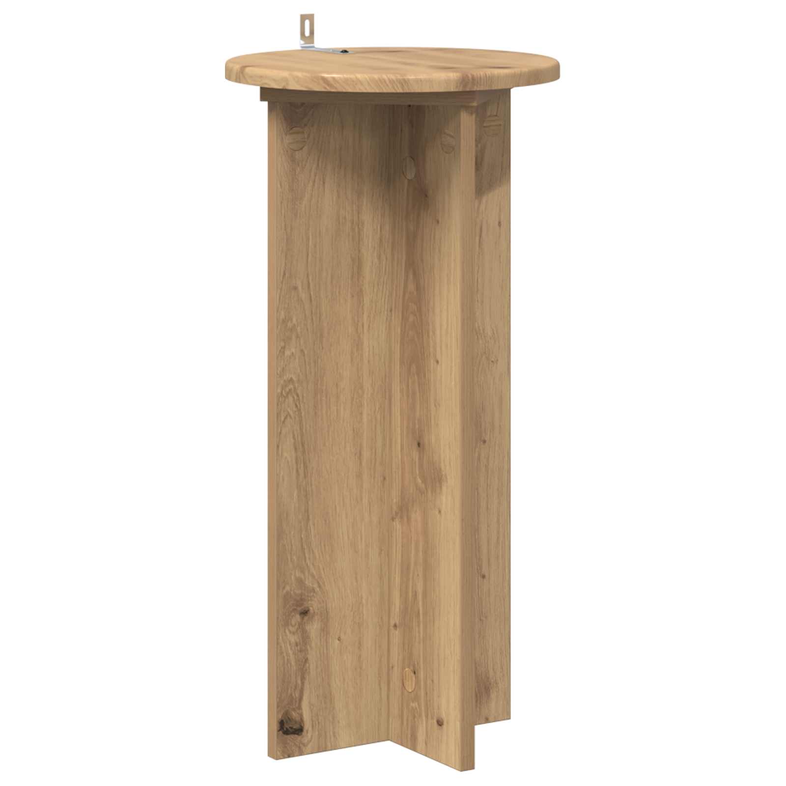 Növényállvány 2 pcs kézműves tölgy 29,5 x 29,5 x 60 cm