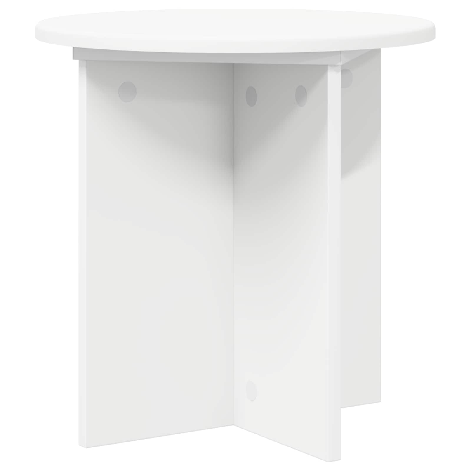 Növényállvány 2 pcs fehér ø40 x 40 cm szerelt fa