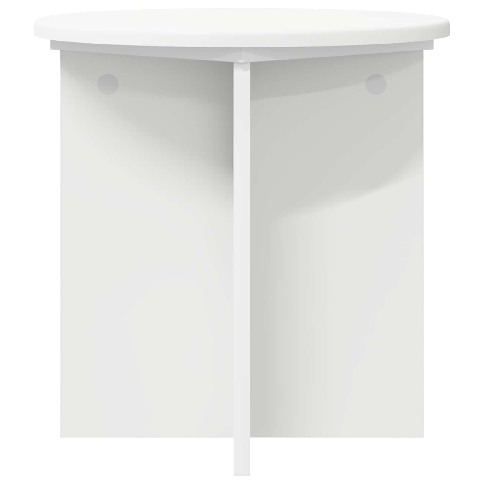 Növényállvány 2 pcs fehér ø40 x 40 cm szerelt fa