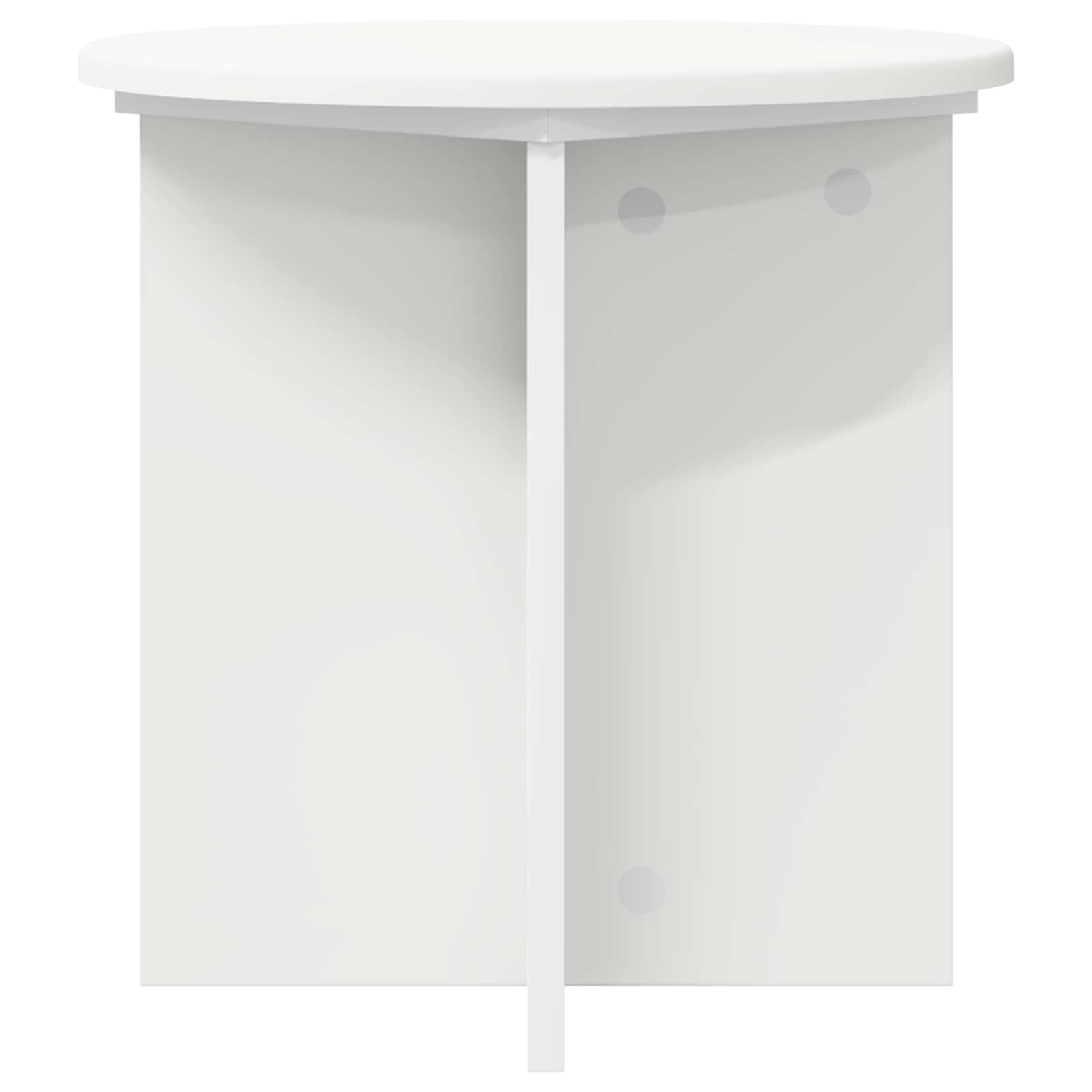 Növényállvány 2 pcs fehér ø40 x 40 cm szerelt fa