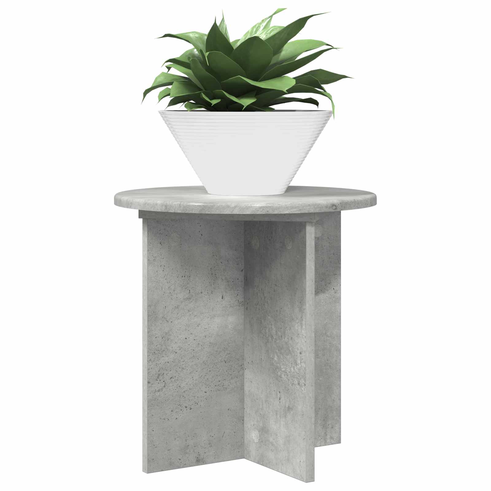 Növényállvány 2 pcs betonszürke 40 x 40 x 40 cm szerelt fa