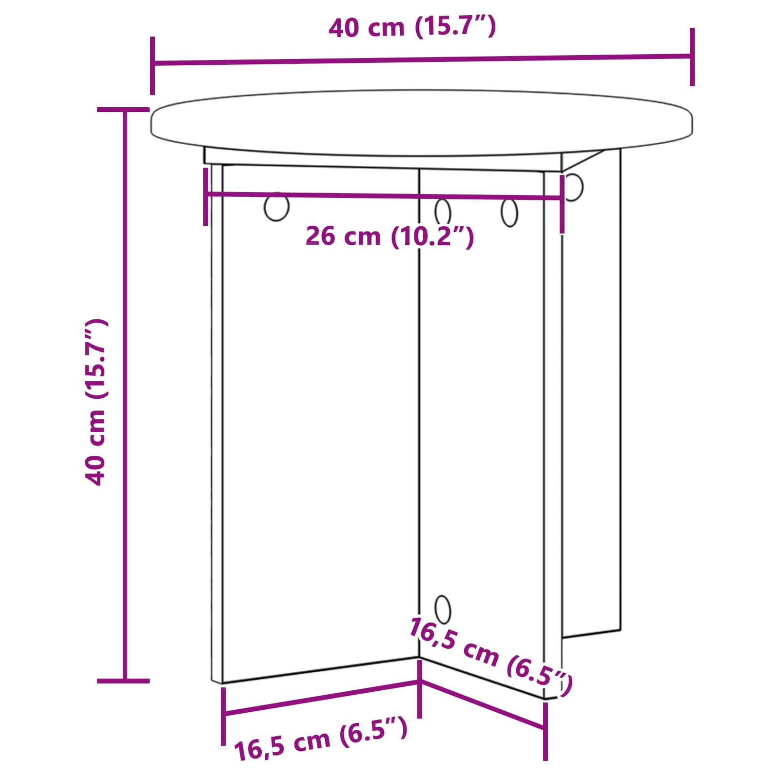 Növényállvány 2 pcs betonszürke 40 x 40 x 40 cm szerelt fa